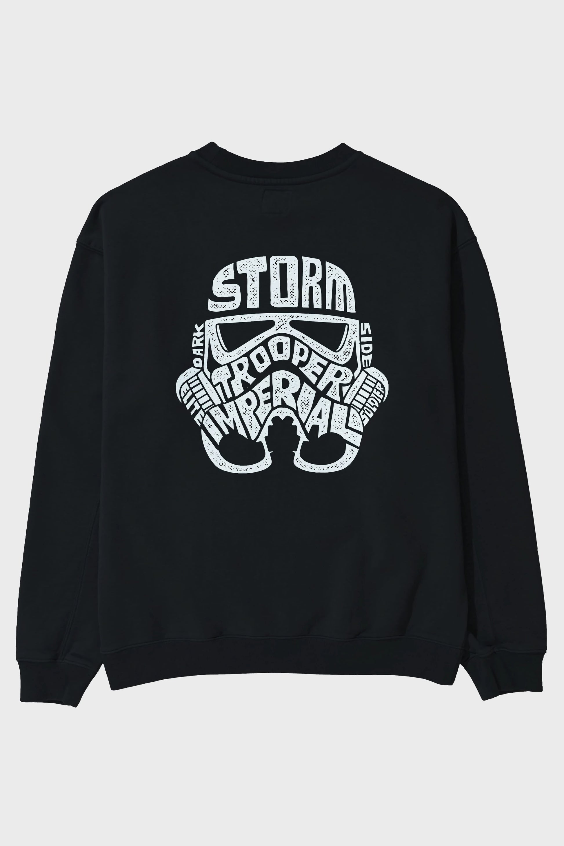 Storm Trooper Arka Baskılı Oversize Sweatshirt Erkek Kadın Unisex