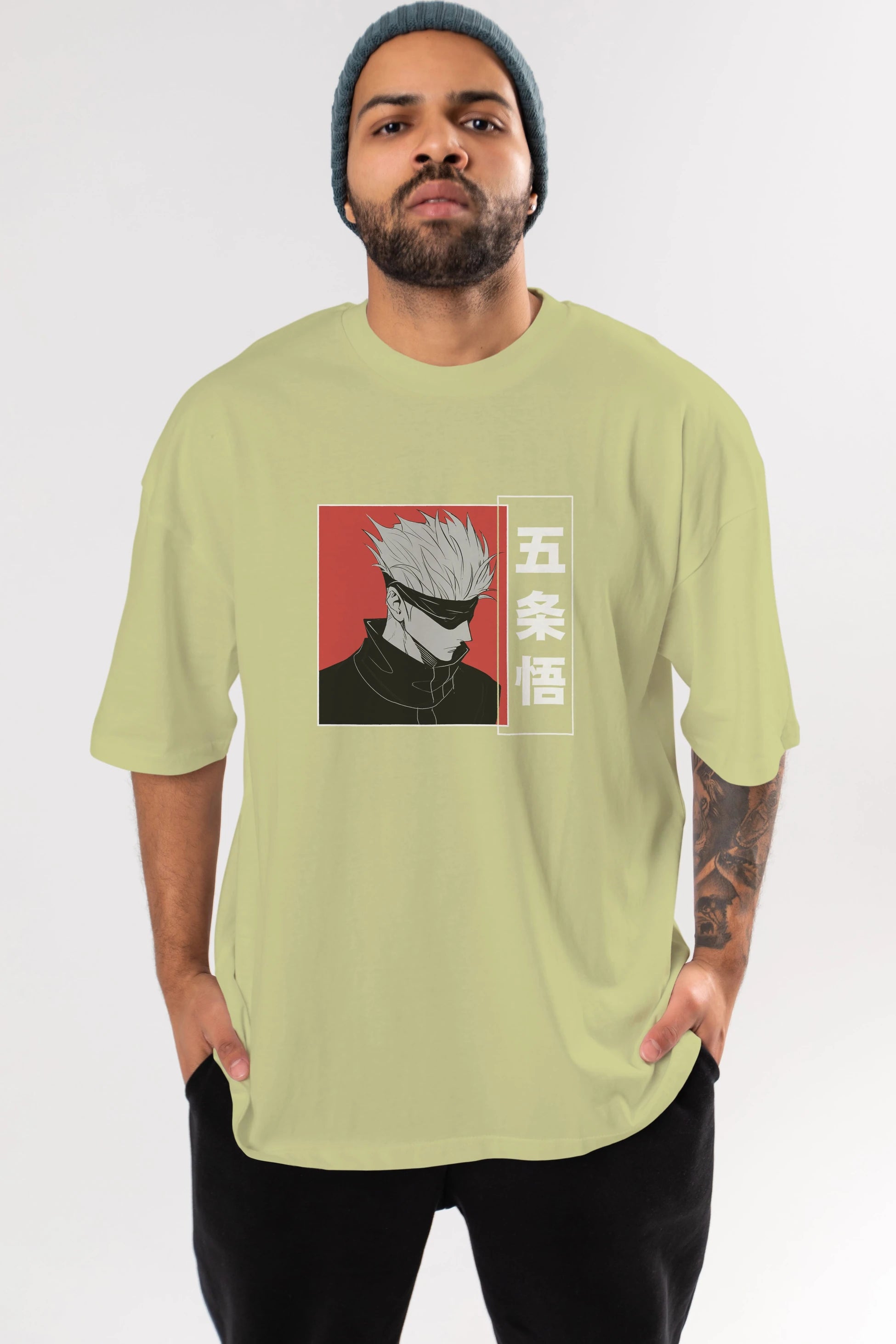JUJUTSU KAISEN 2 Anime Ön Baskılı Oversize t-shirt %100 pamuk Erkek Kadın Unisex