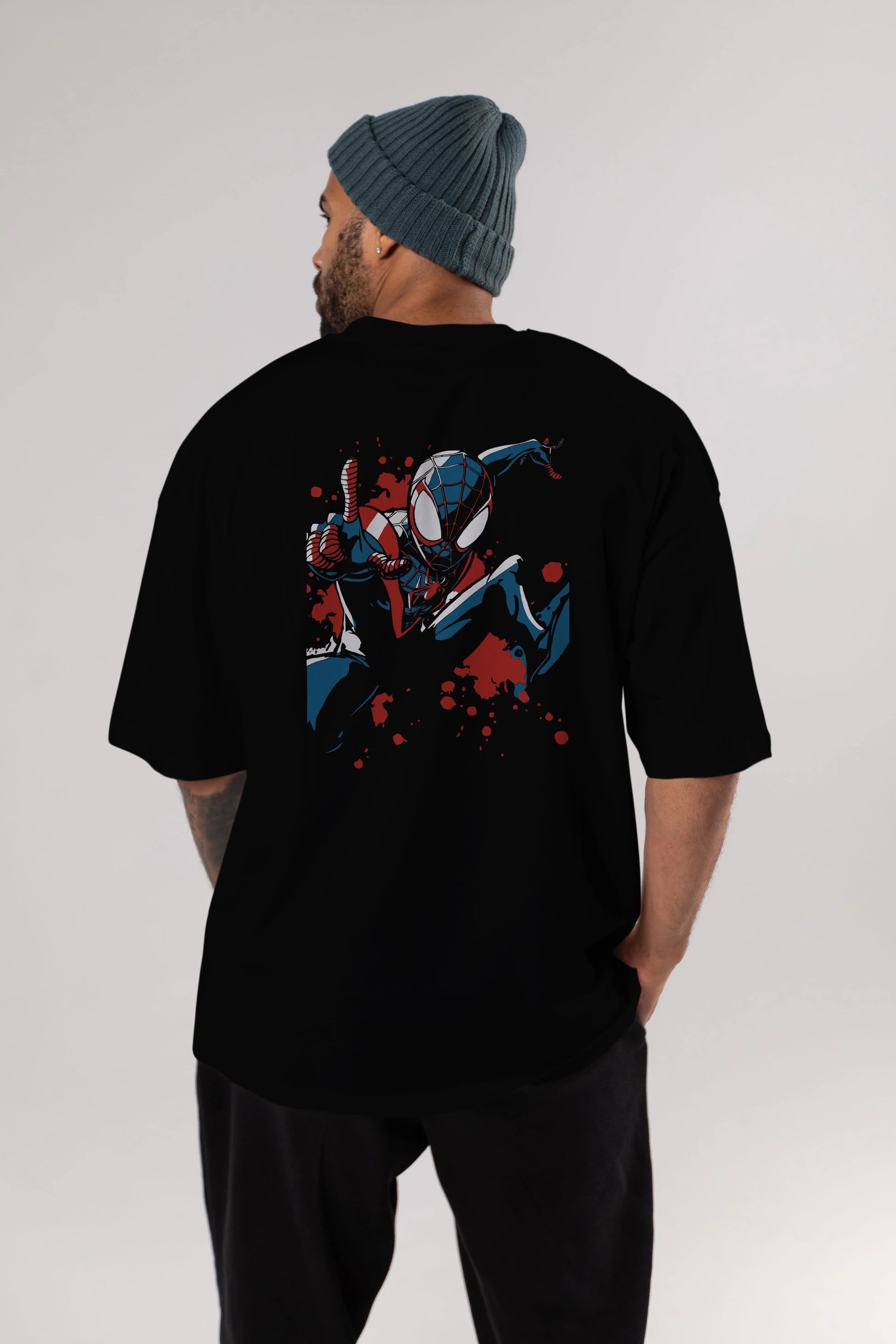 Venom (21) Arka Baskılı Oversize t-shirt Erkek Kadın Unisex %100 Pamuk Bisiklet Yaka tişort