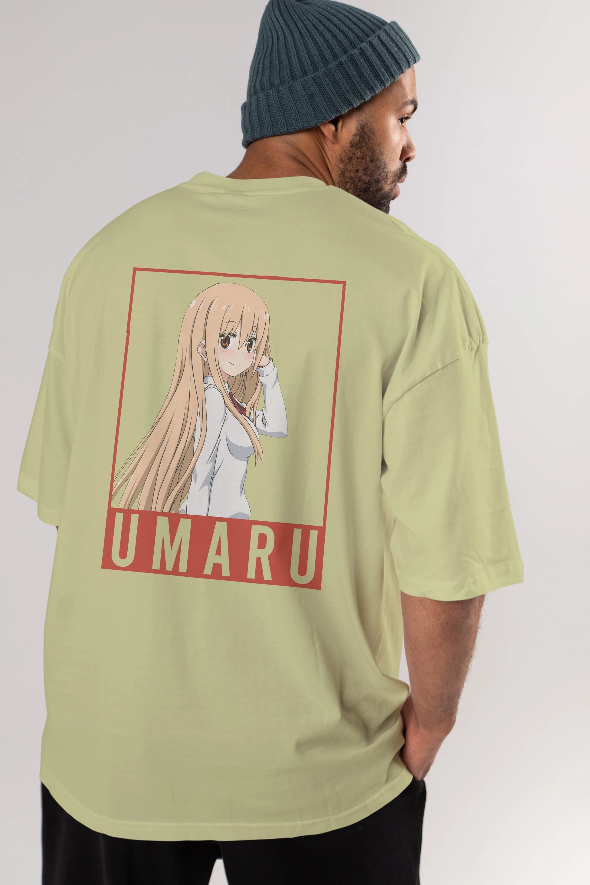 Umaru Doma 2 Anime Arka Baskılı Oversize t-shirt Erkek Kadın Unisex