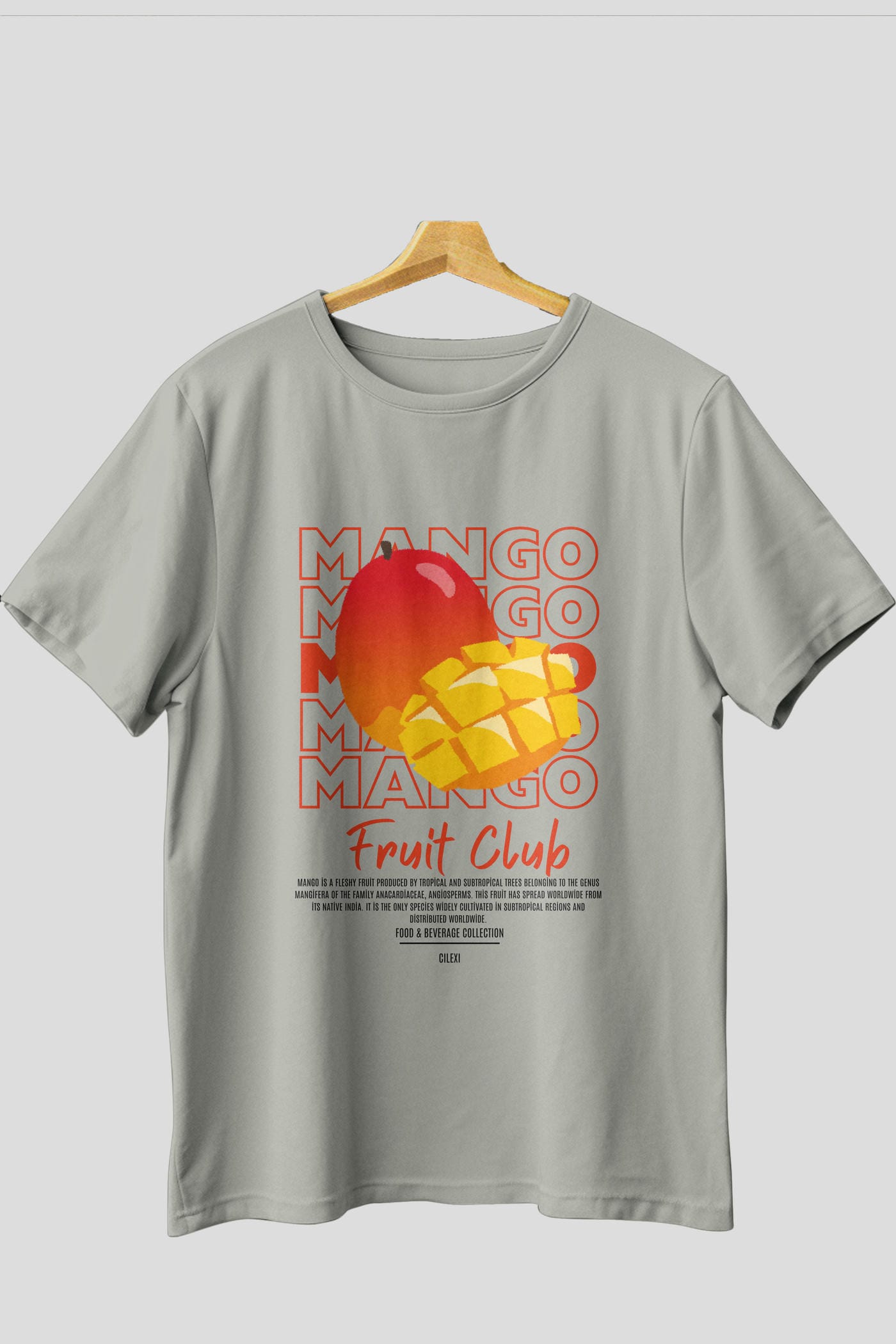 Mango Ön Baskılı Oversize t-shirt Erkek Kadın Pamuk Bisiklet Yaka tişort