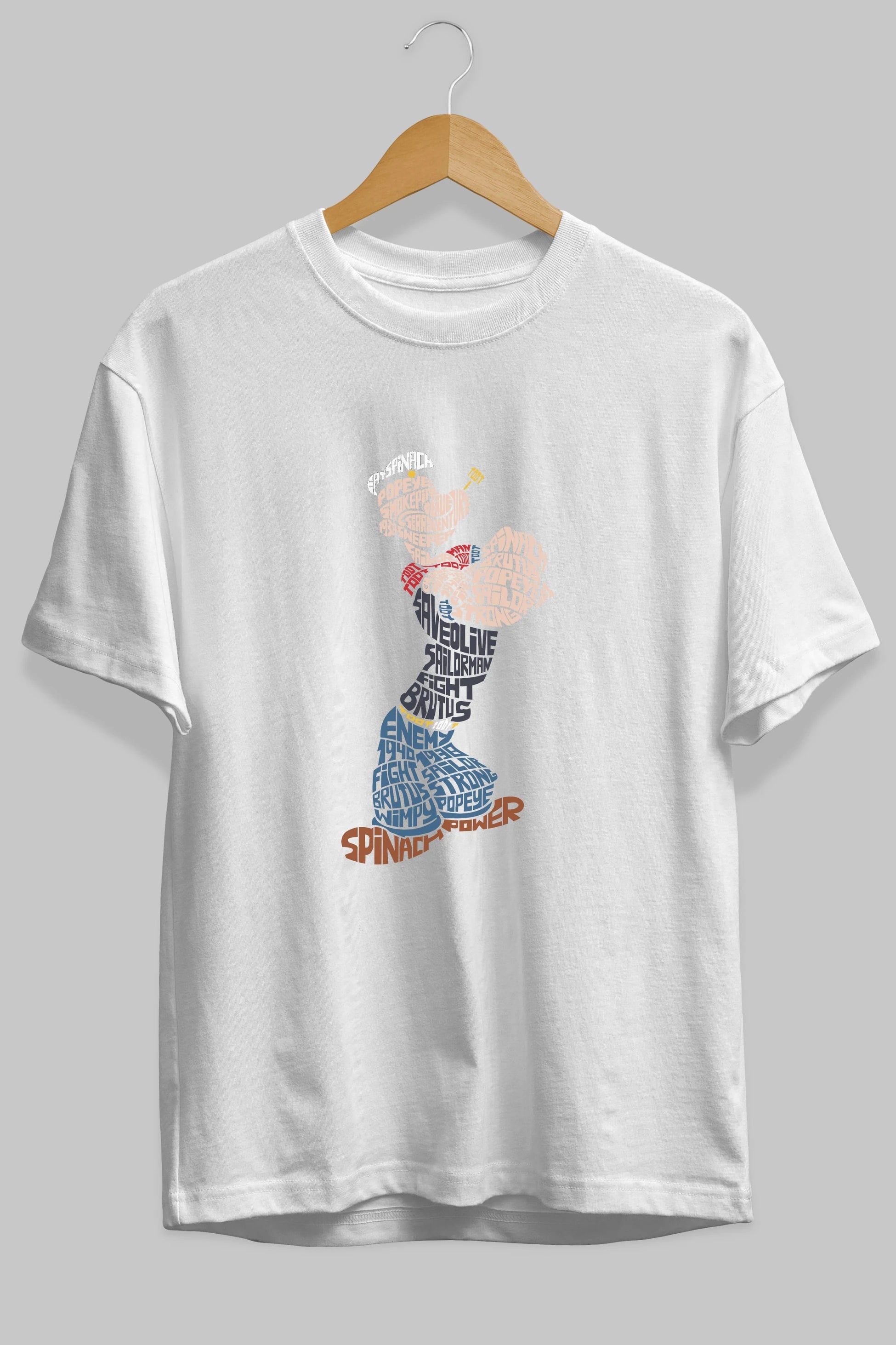 Sailorman Ön Baskılı Oversize t-shirt %100 pamuk Erkek Kadın Unisex