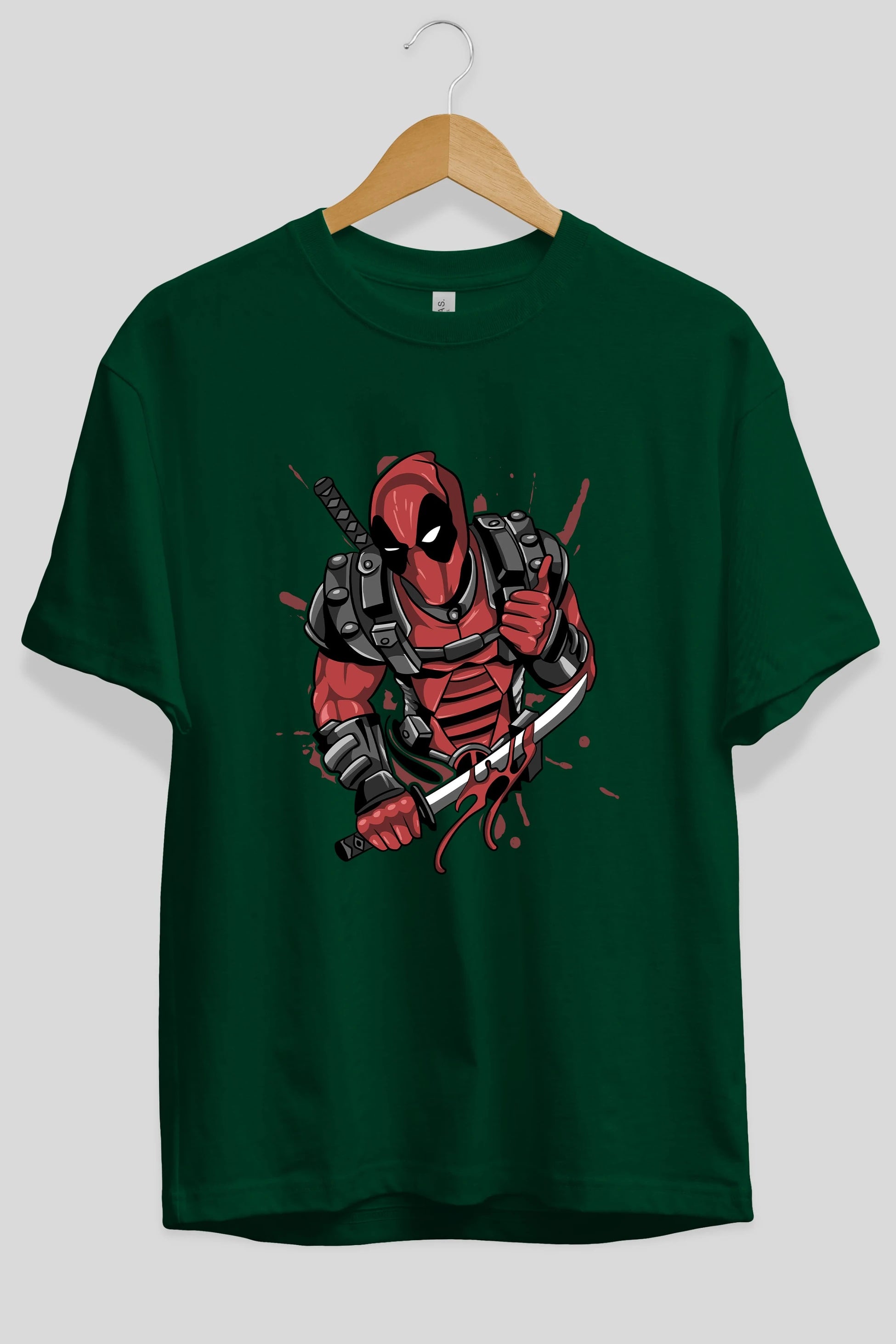 Deadpool (12) Ön Baskılı Oversize t-shirt Erkek Kadın Unisex %100 Pamuk Bisiklet Yaka tişort