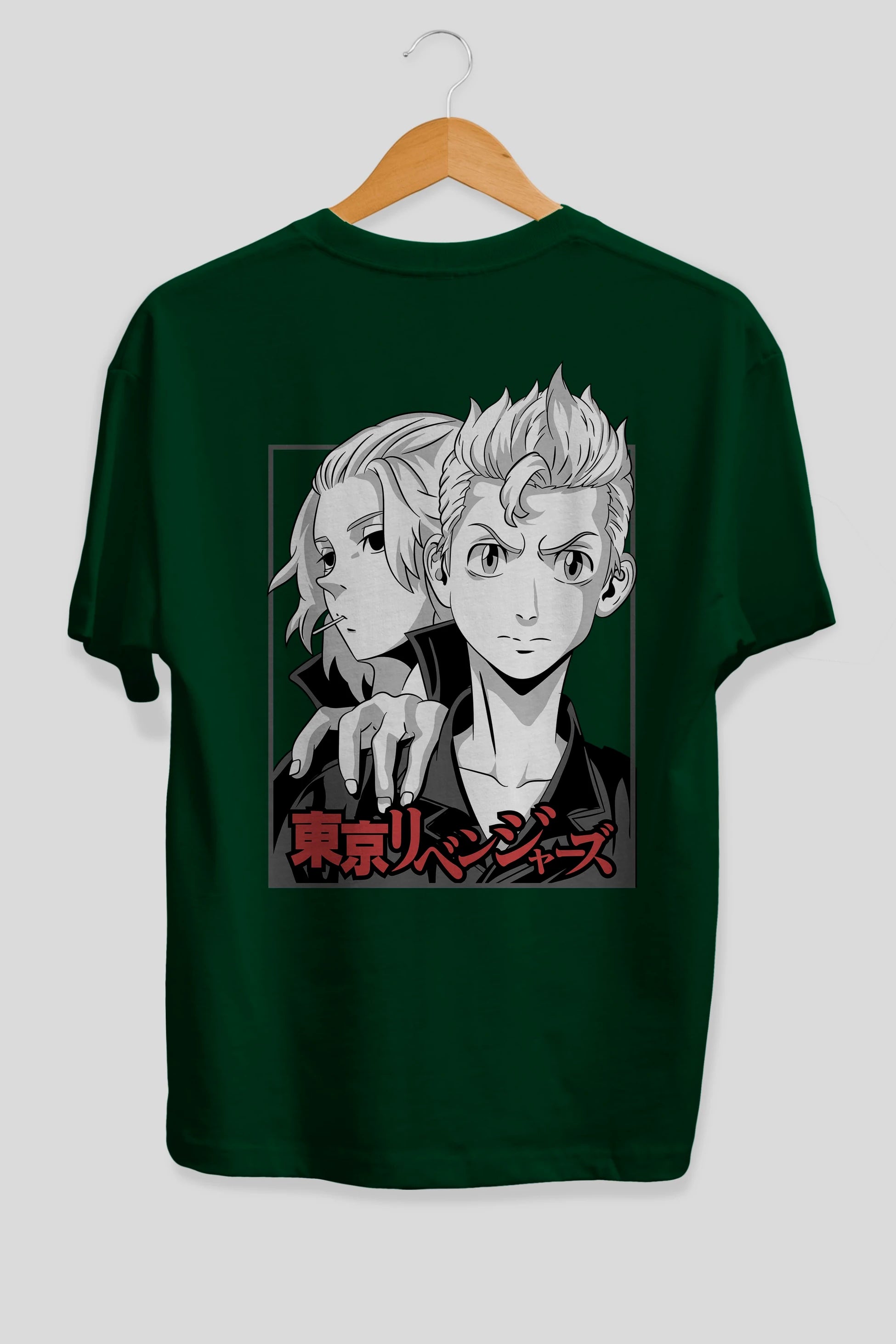 TOKYO REVENGERS Anime Arka Baskılı Oversize t-shirt Erkek Kadın Unisex