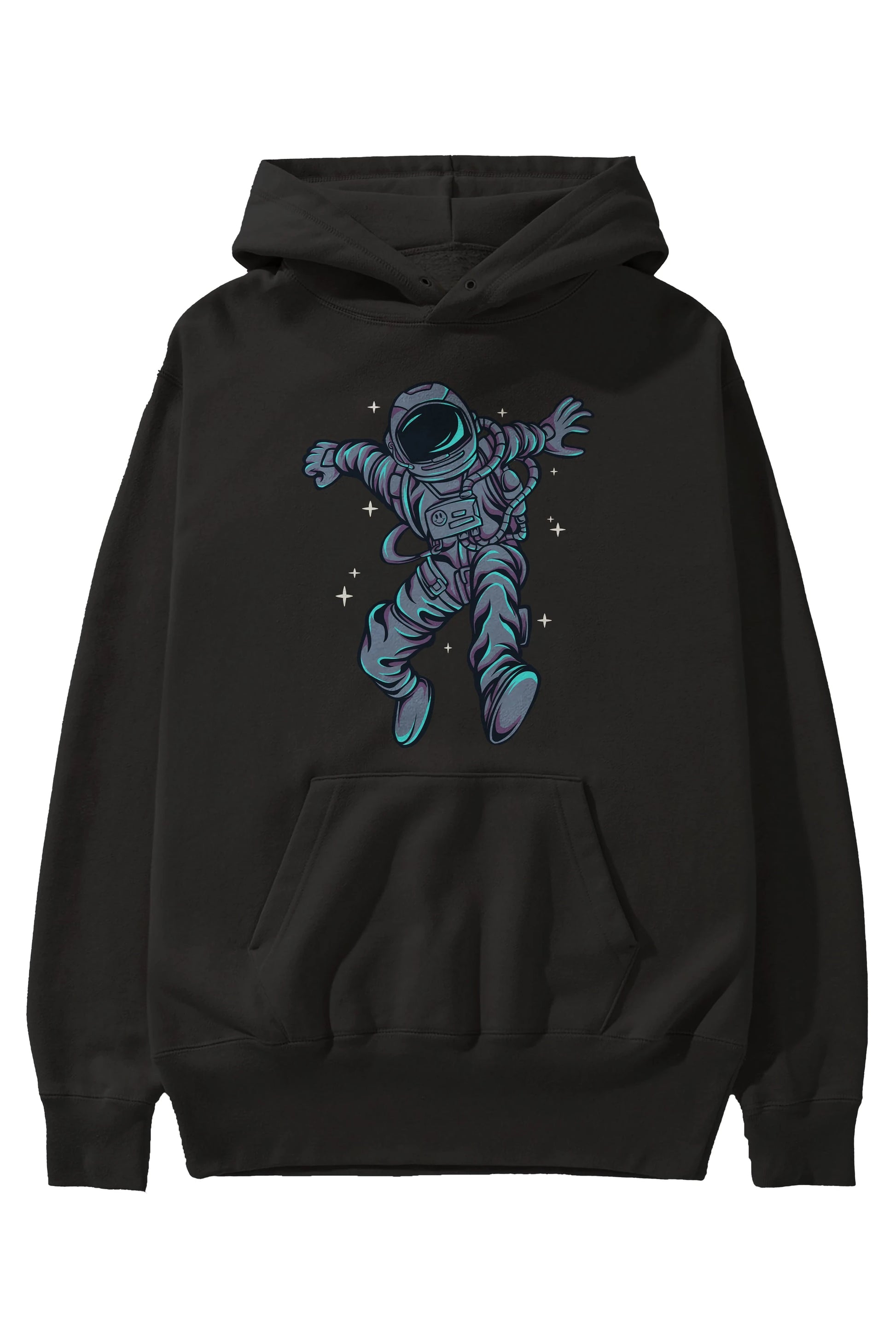 Astrostars tshirt Ön Baskılı Hoodie Oversize Kapüşonlu Sweatshirt Erkek Kadın Unisex