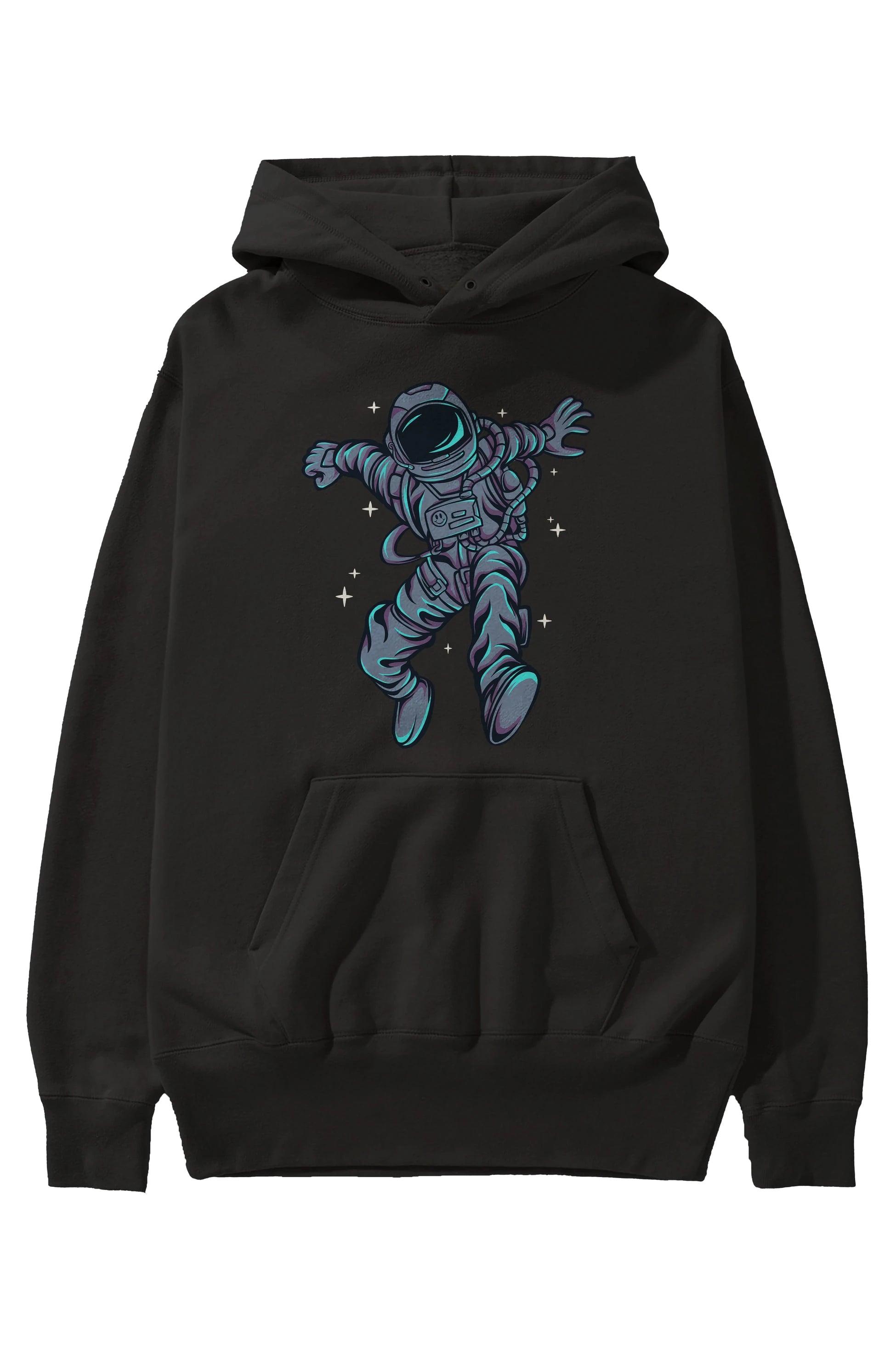 Astrostars tshirt Ön Baskılı Hoodie Oversize Kapüşonlu Sweatshirt Erkek Kadın Unisex