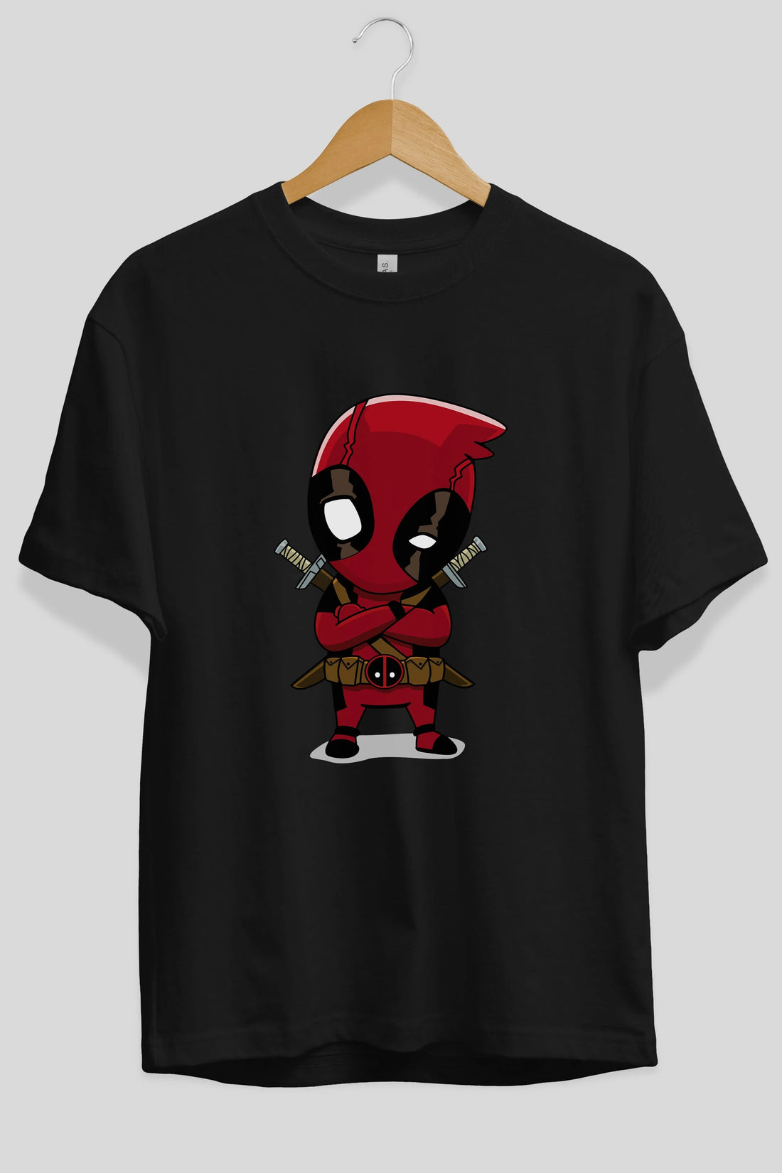 Deadpool (19) Ön Baskılı Oversize t-shirt Erkek Kadın Unisex %100 Pamuk Bisiklet Yaka tişort