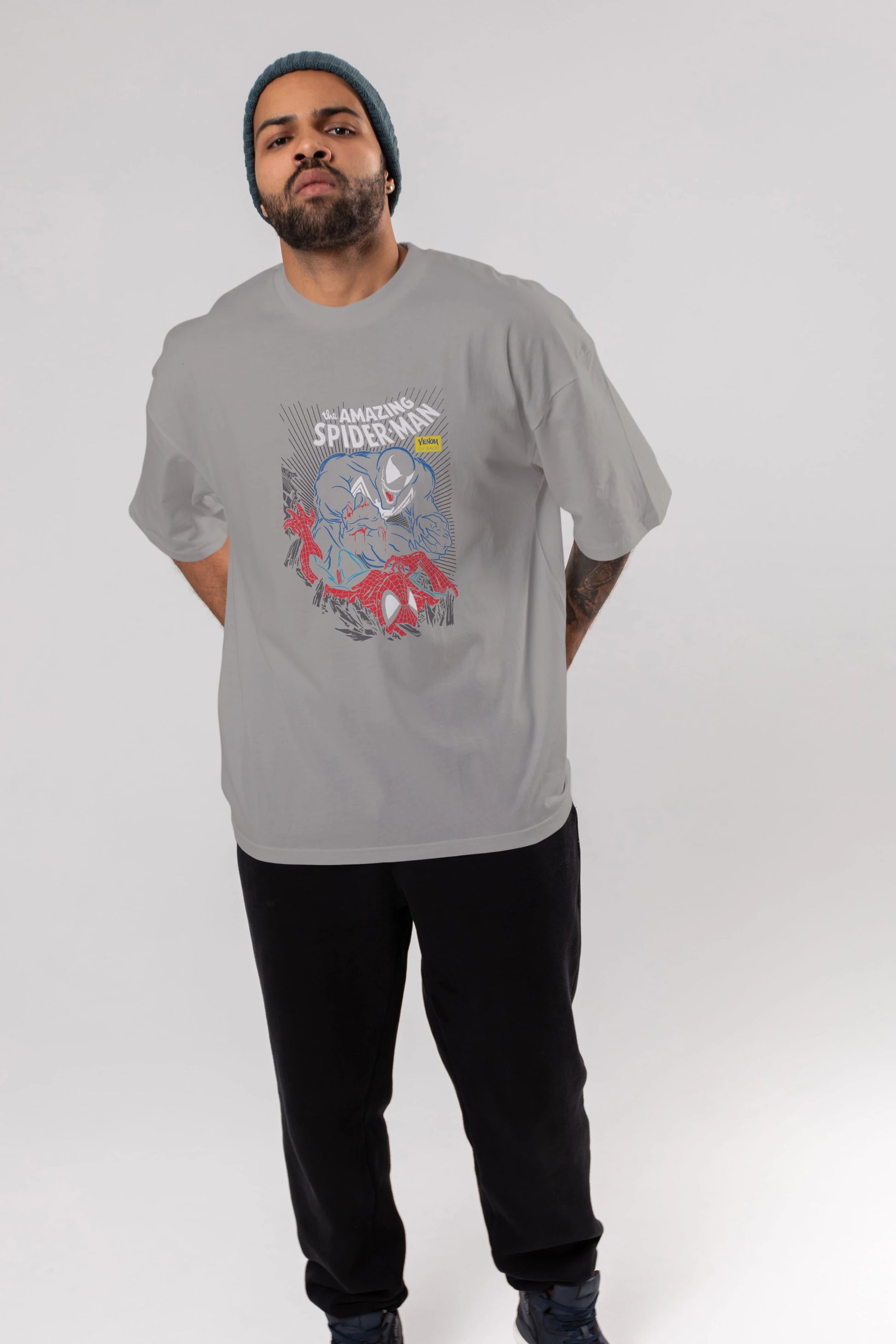 Venom (19) Ön Baskılı Oversize t-shirt Erkek Kadın Unisex %100 Pamuk Bisiklet Yaka tişort