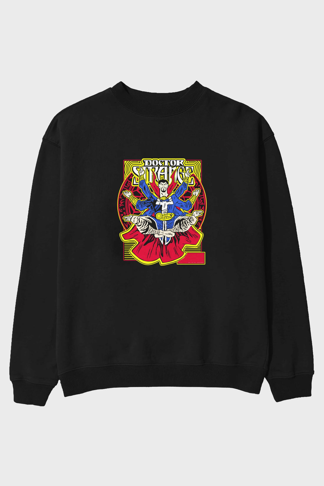 Doctor Strange (1) Ön Baskılı Oversize Sweatshirt Erkek Kadın Unisex