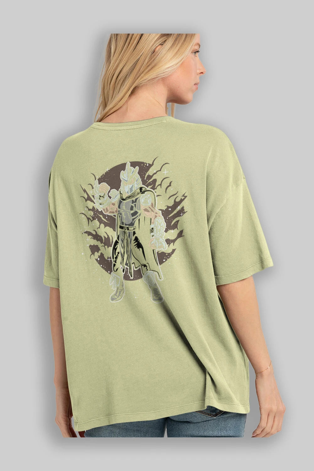 SHREDDER Arka Baskılı Oversize t-shirt Erkek Kadın Unisex %100 Pamuk