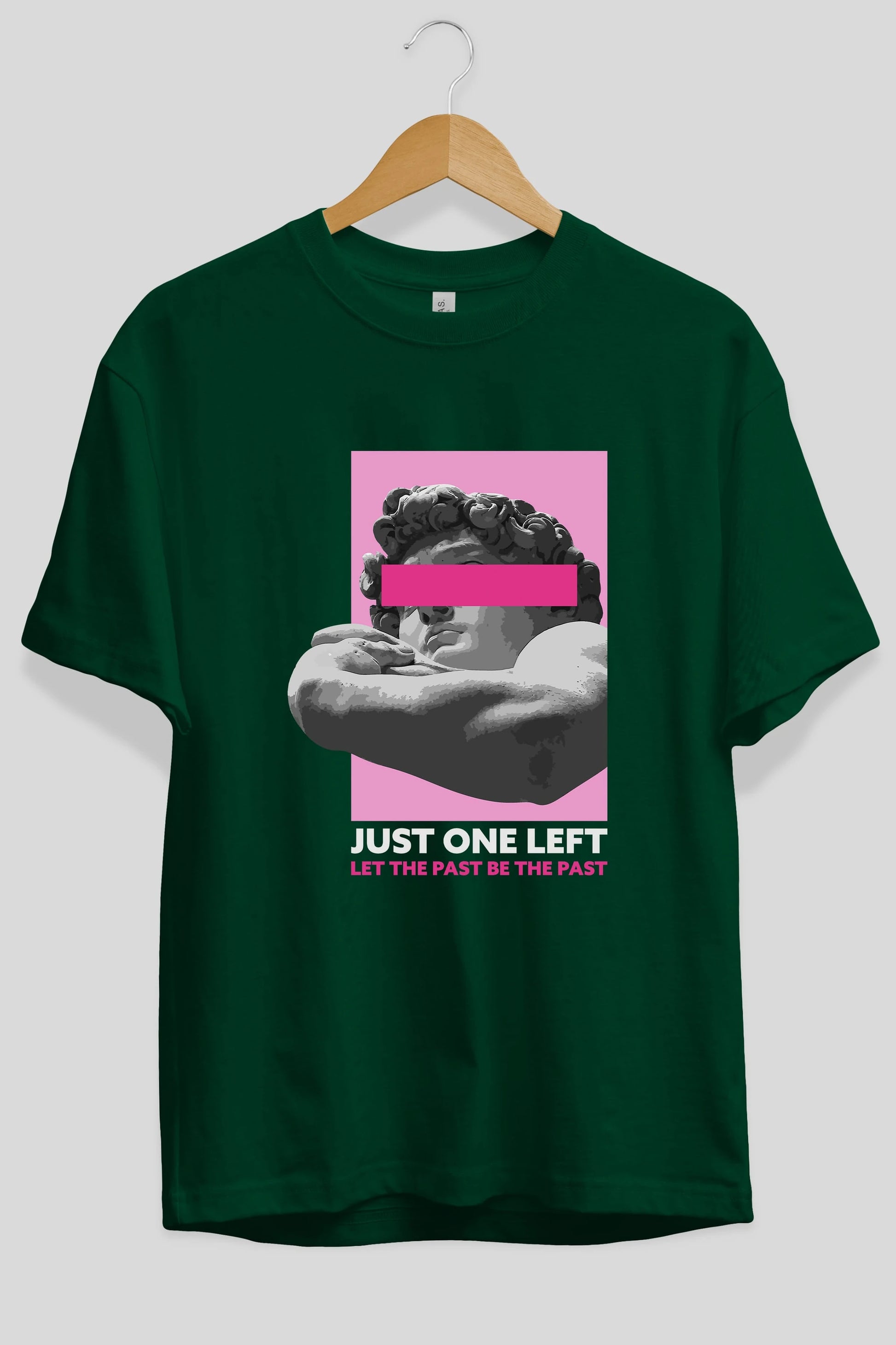 Just One Left Ön Baskılı Oversize t-shirt Erkek Kadın Unisex