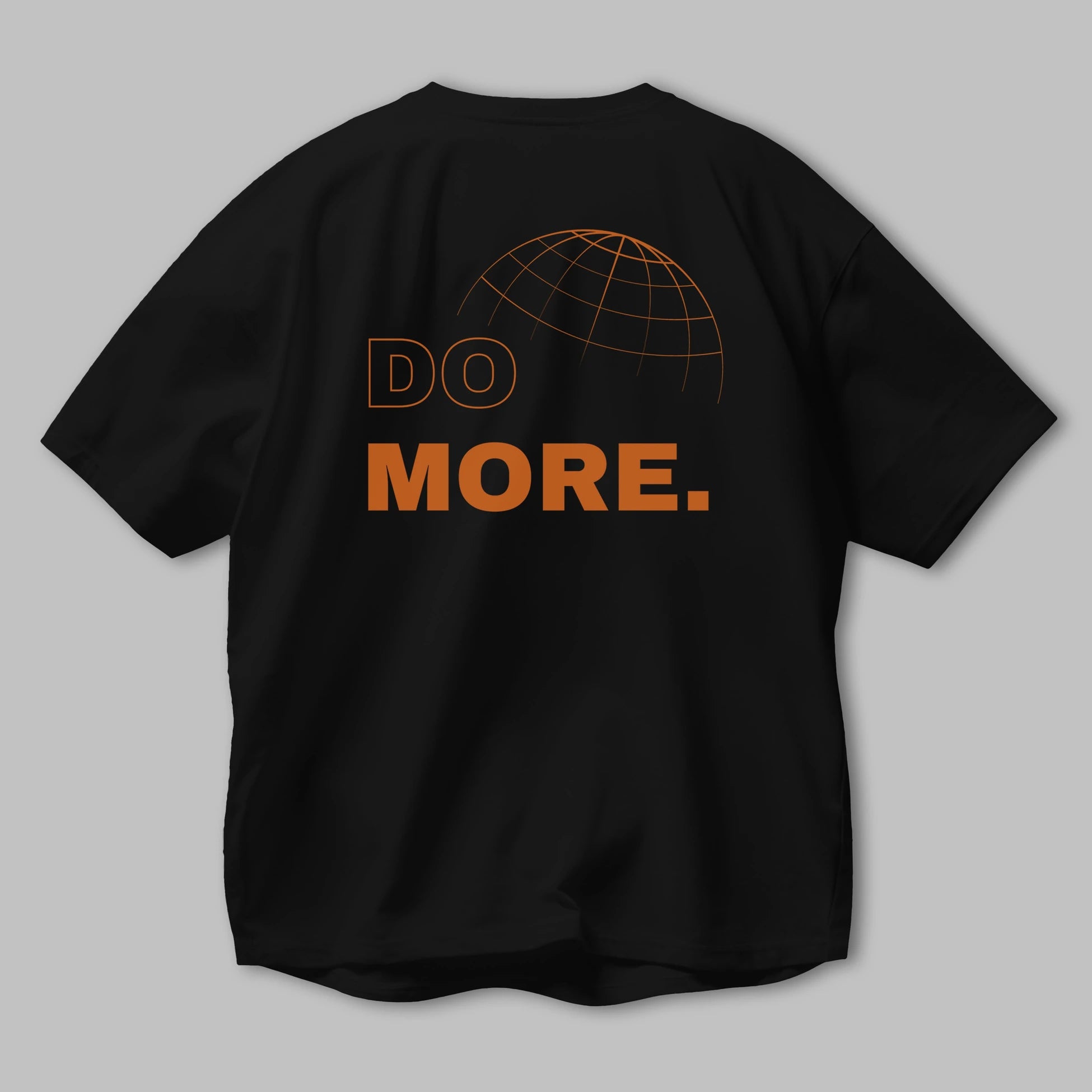 Do More Yazılı Arka Baskılı Oversize t-shirt Erkek Kadın Unisex