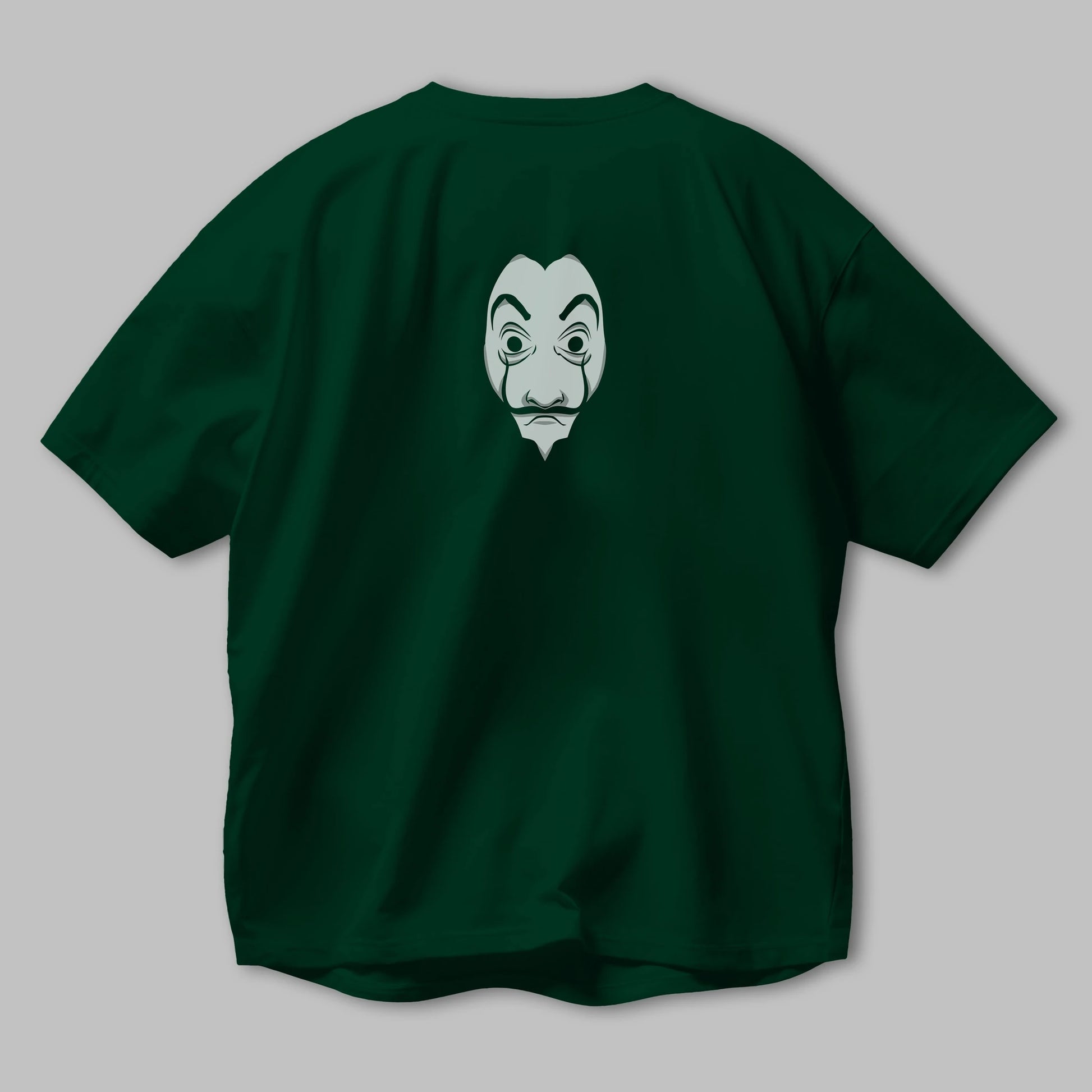 La Casa De Papel (7) Arka Baskılı Oversize t-shirt Erkek Kadın Unisex %100 Pamuk Bisiklet Yaka tişort