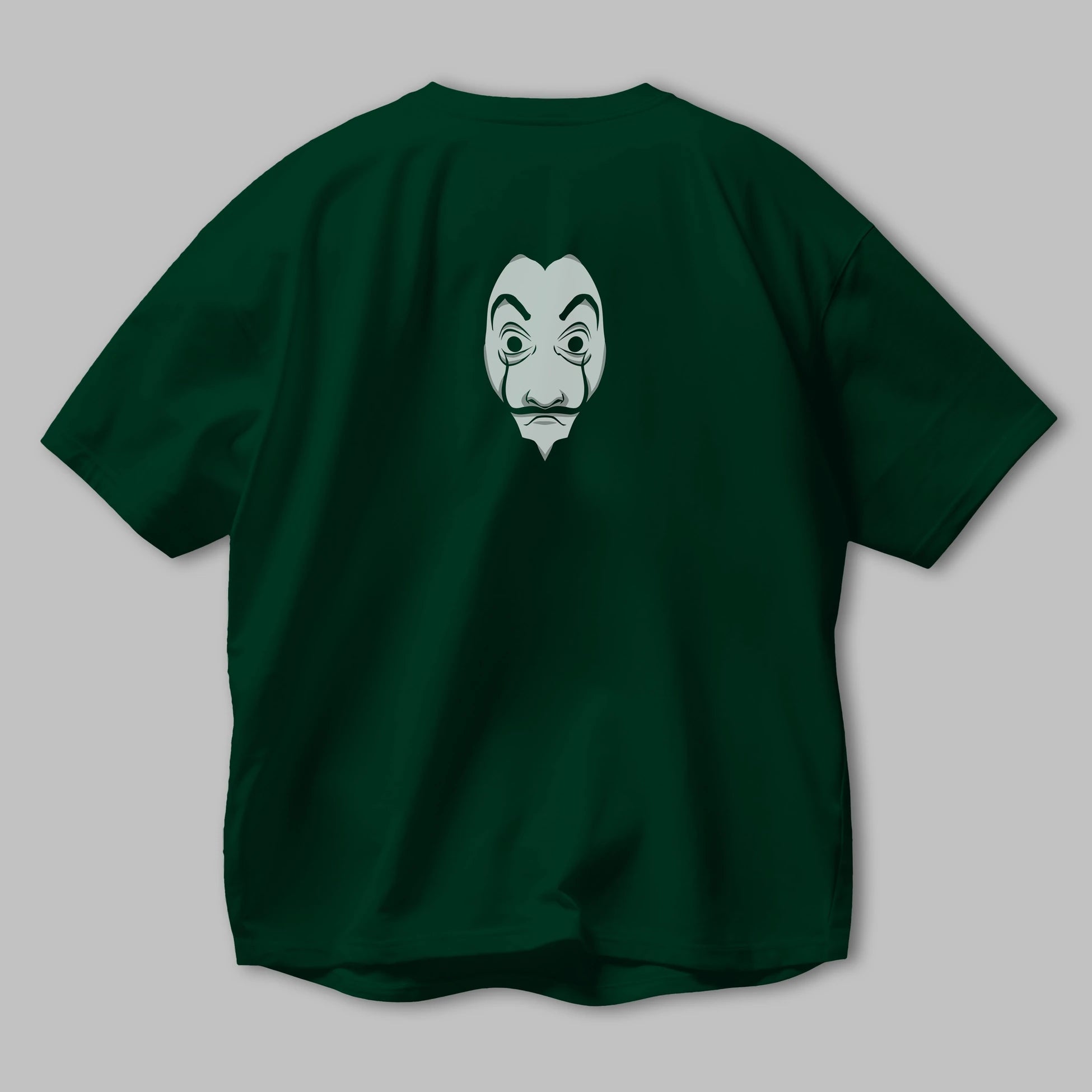 La Casa De Papel (7) Arka Baskılı Oversize t-shirt Erkek Kadın Unisex %100 Pamuk Bisiklet Yaka tişort