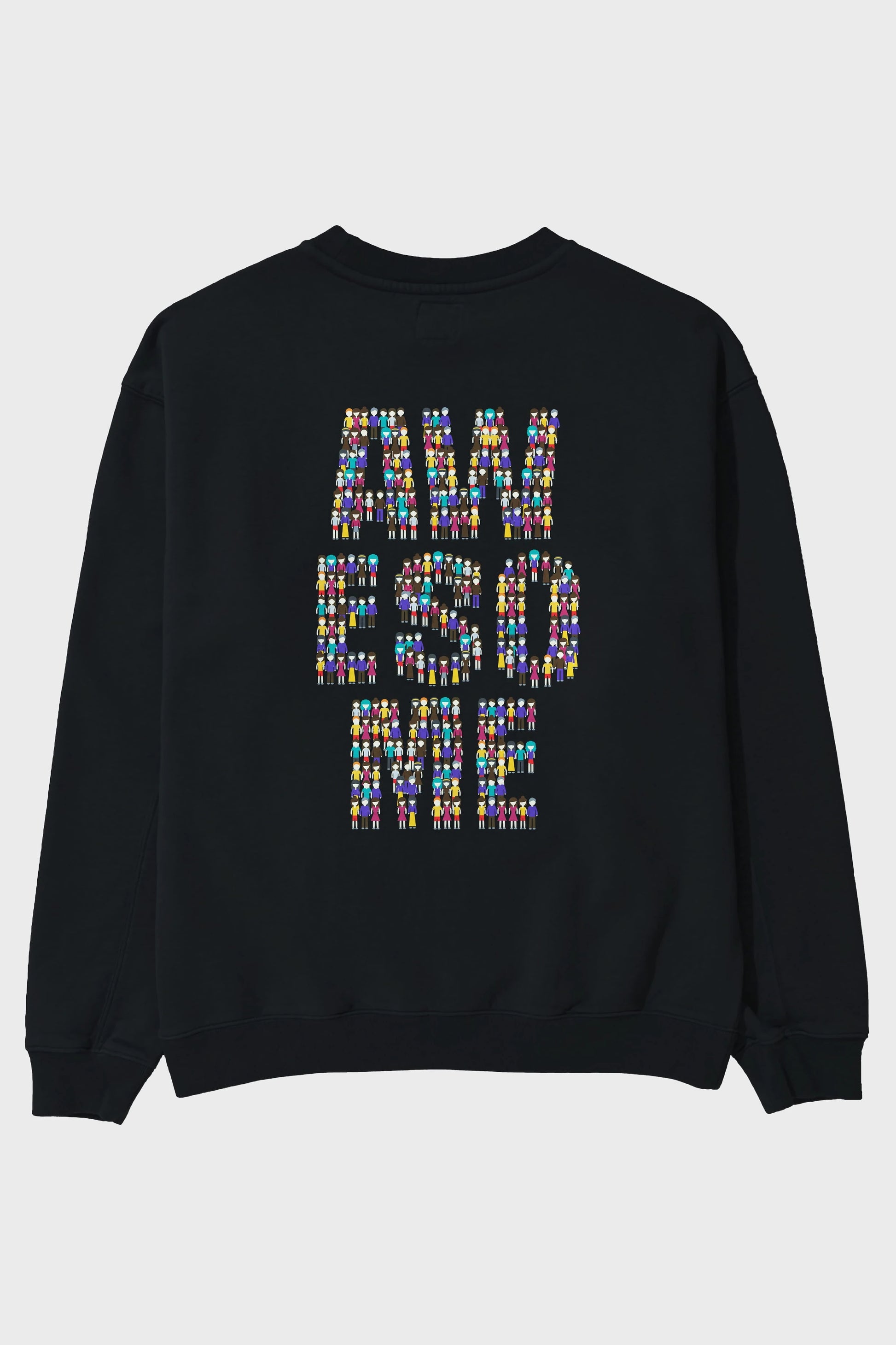 Awesome Arka Baskılı Oversize Sweatshirt Erkek Kadın Unisex