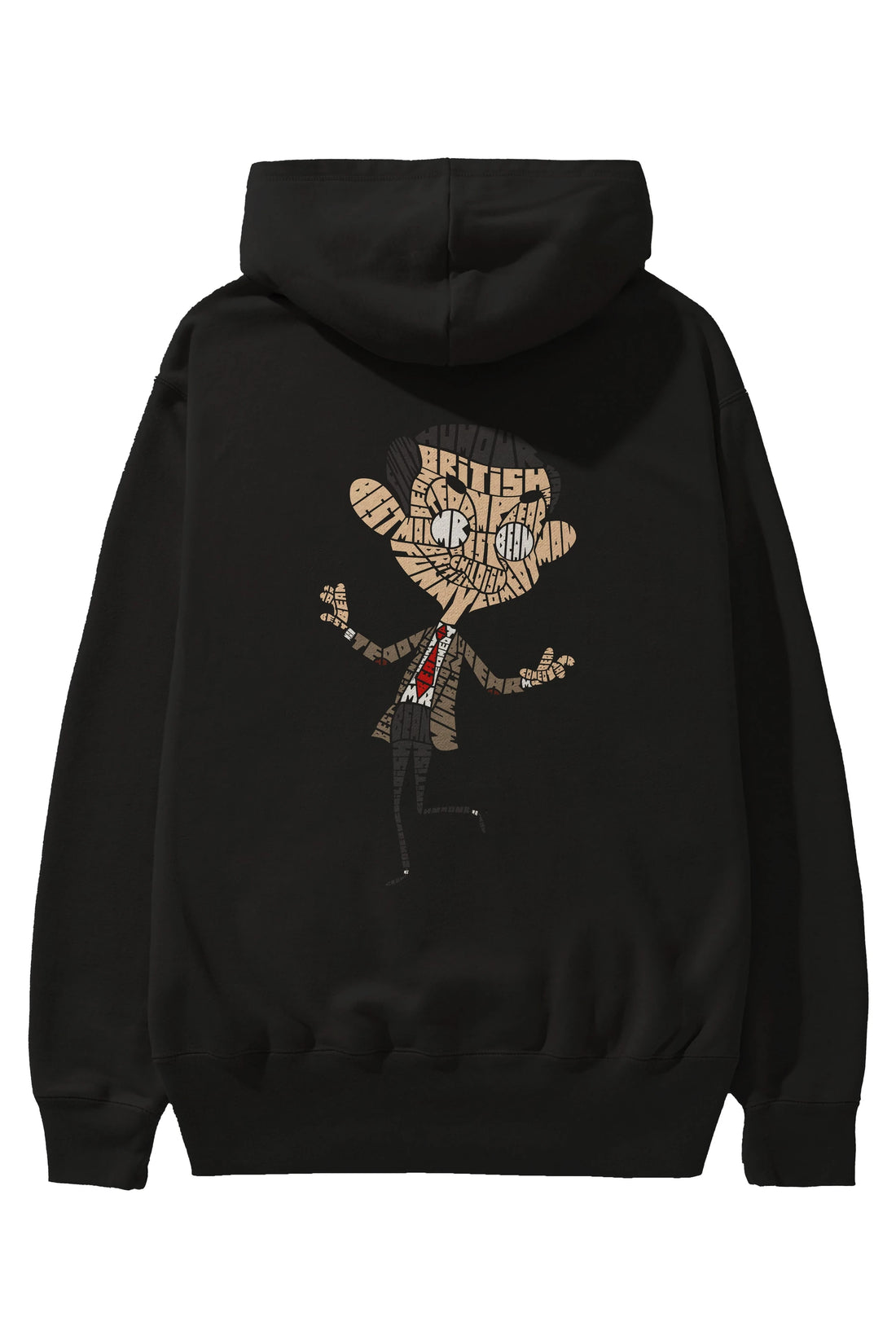 Mr Bean Arka Baskılı Hoodie Oversize Kapüşonlu Sweatshirt Erkek Kadın Unisex