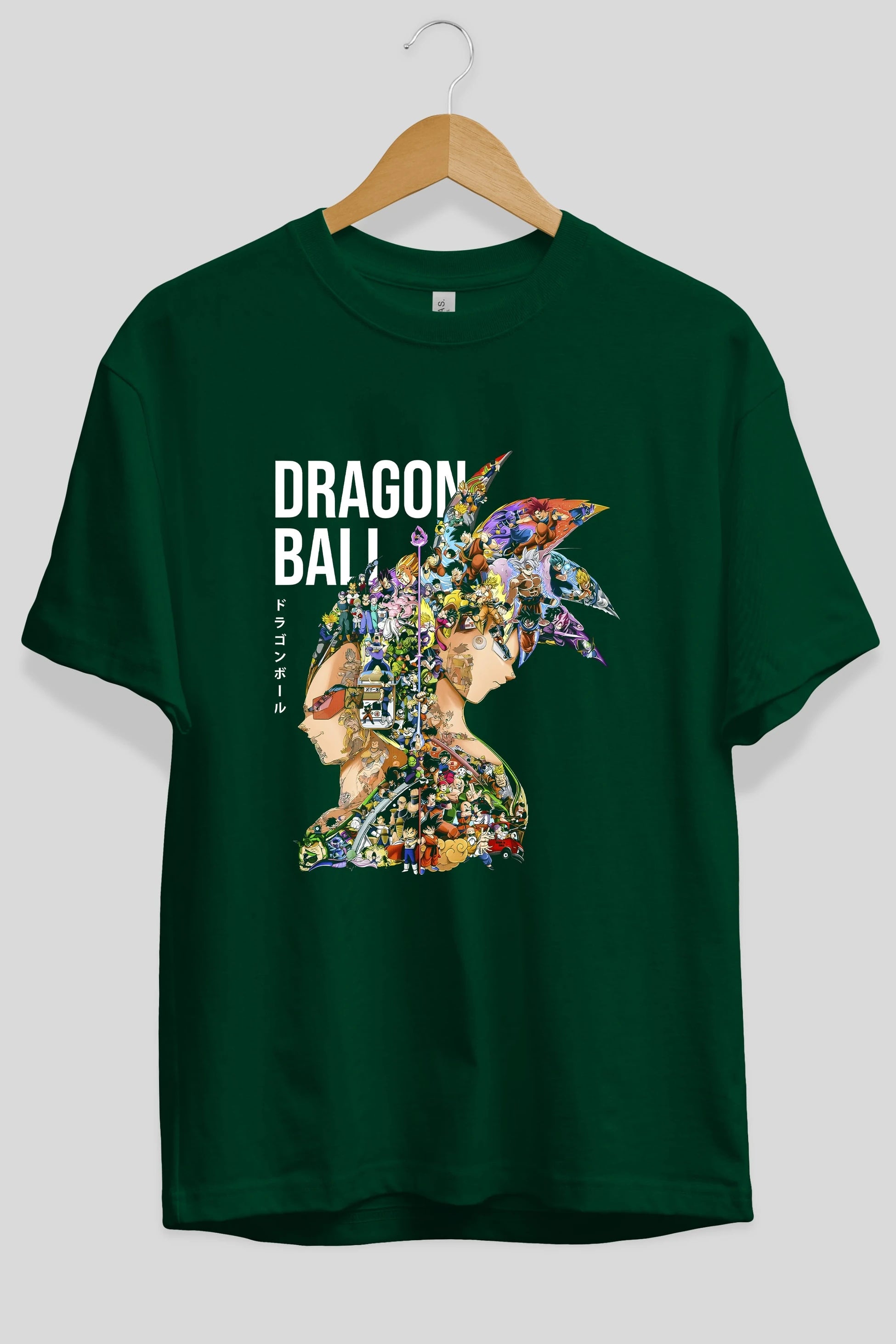 DRAGON BALL ART (5) Anime Ön Baskılı Oversize t-shirt %100 pamuk Erkek Kadın Unisex