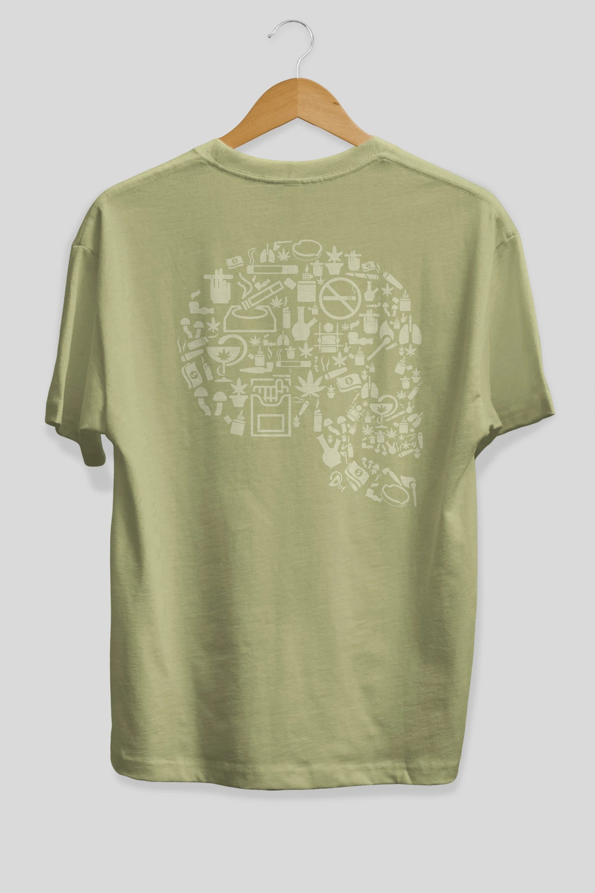 Smoking Kills Arka Baskılı Oversize t-shirt %100 pamuk Erkek Kadın Unisex