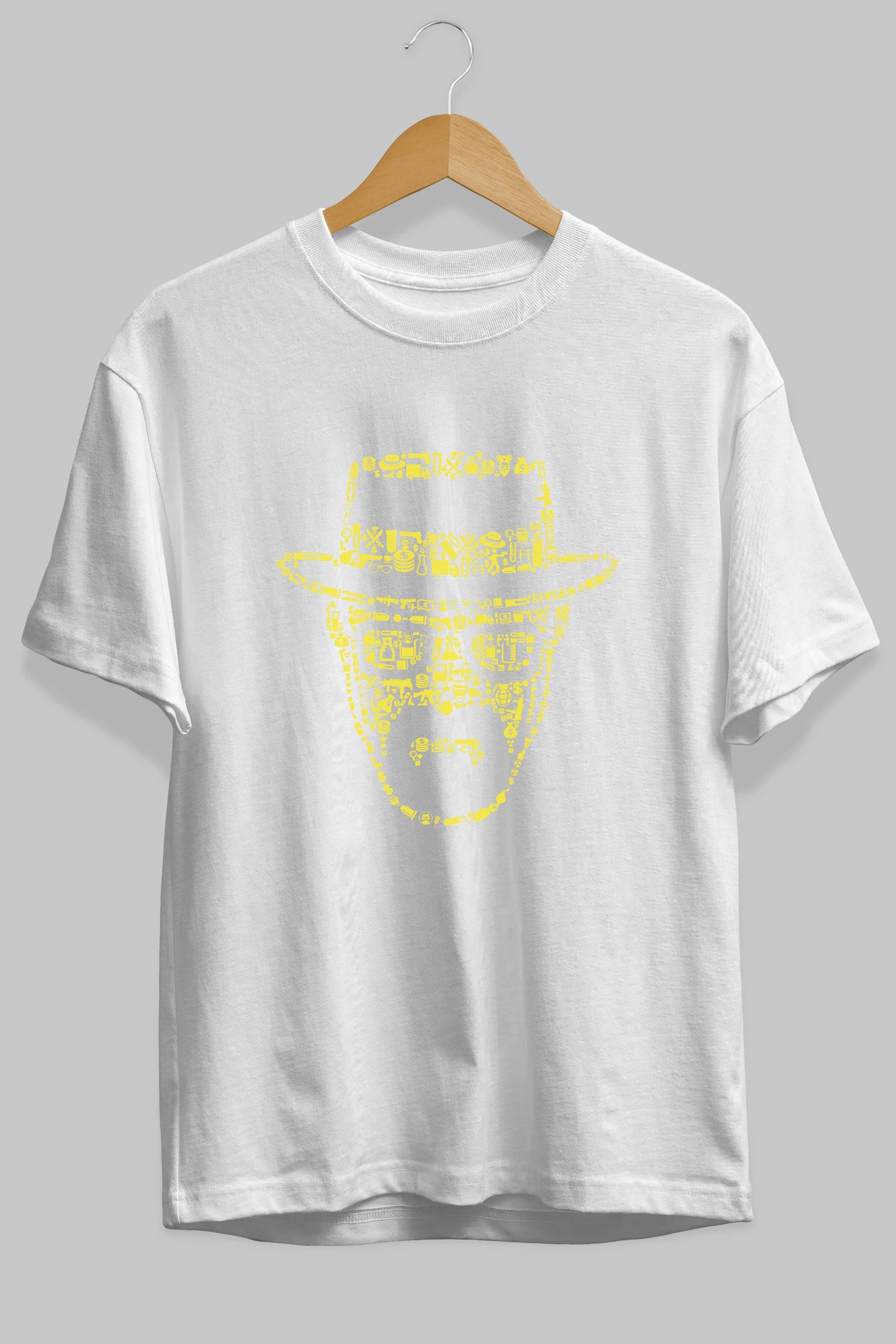 The Chronicle Ön Baskılı Oversize t-shirt %100 pamuk Erkek Kadın Unisex