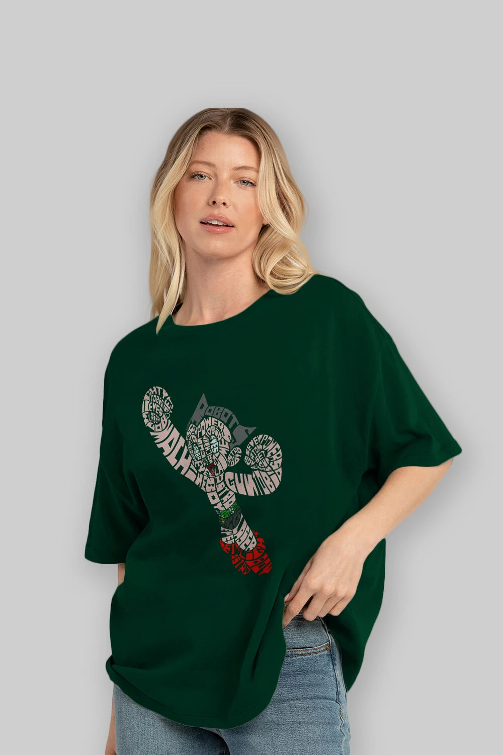 Astroboy Ön Baskılı Oversize t-shirt %100 pamuk Erkek Kadın Unisex
