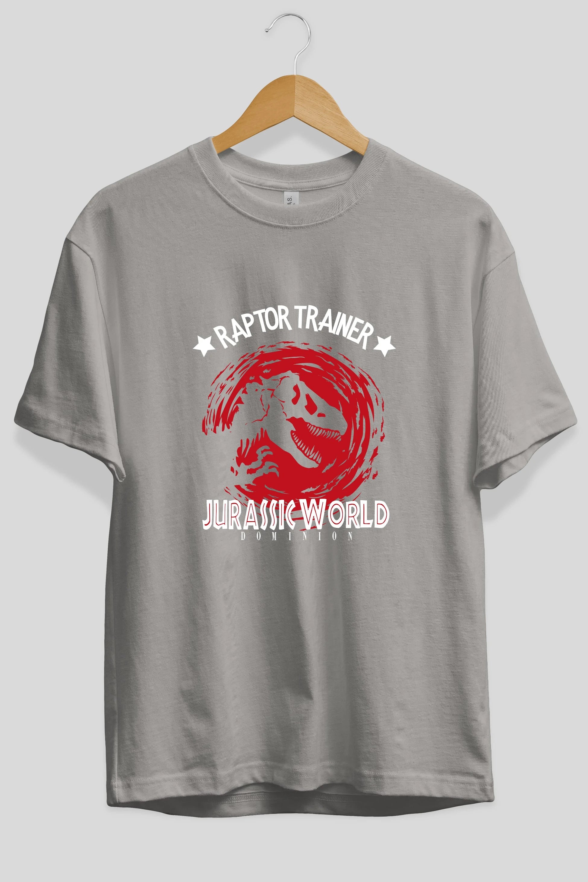 Jurassic Park (3) Ön Baskılı Oversize t-shirt Erkek Kadın Unisex %100 Pamuk Bisiklet Yaka tişort