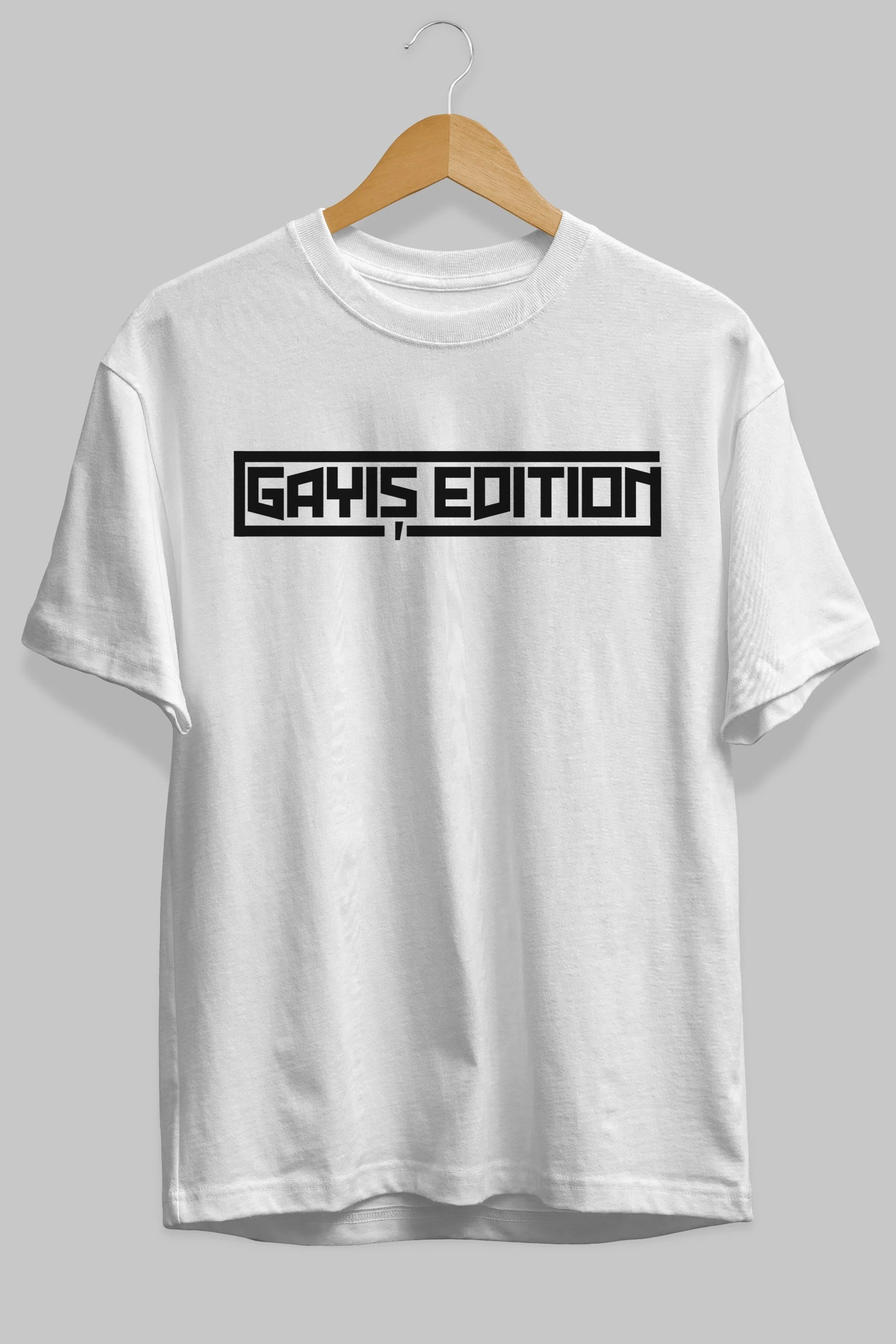Gayış Edution Ön Baskılı Oversize t-shirt %100 pamuk Erkek Kadın Unisex