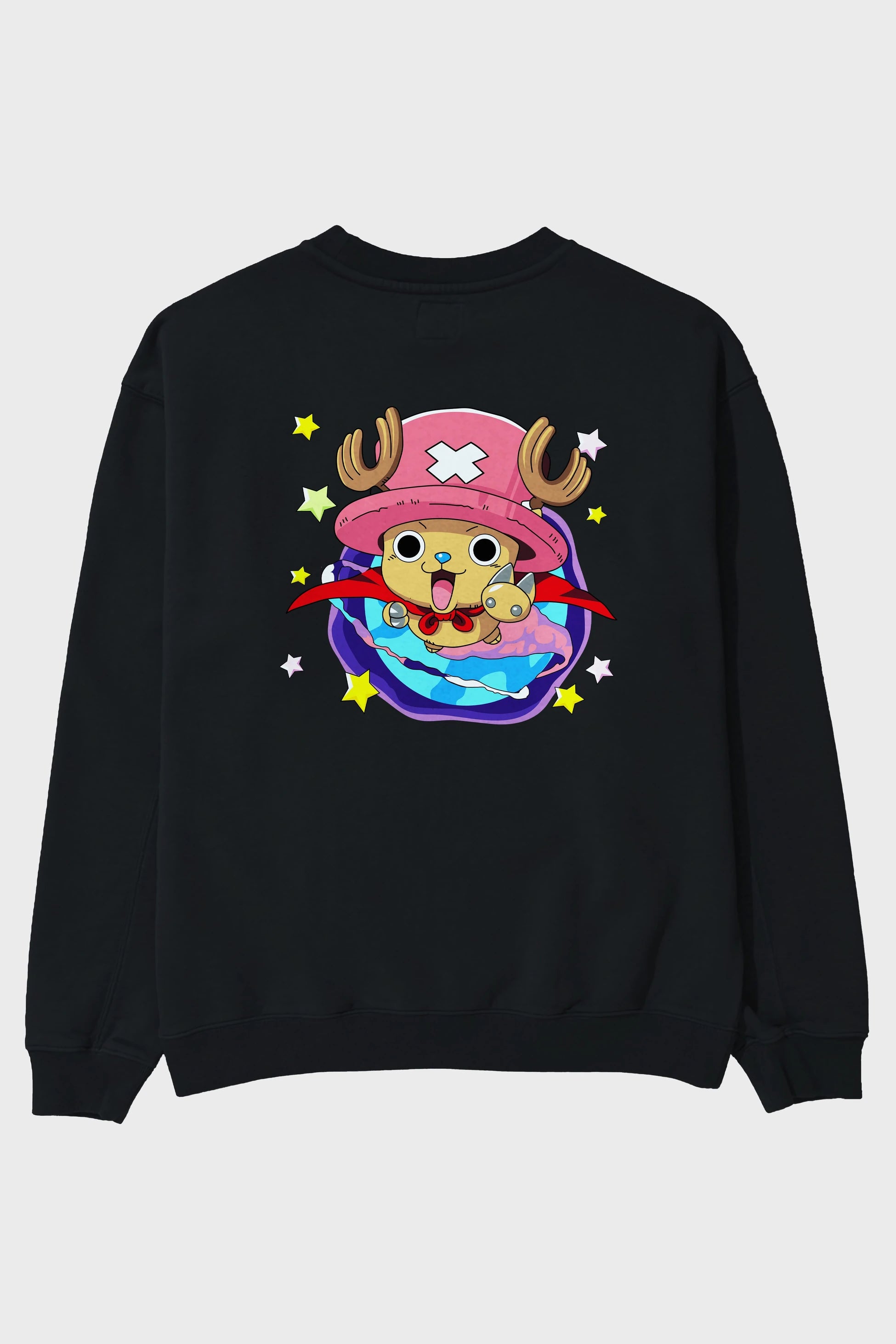 Tony Tony Chopper Arka Baskılı Anime Oversize Sweatshirt Erkek Kadın Unisex