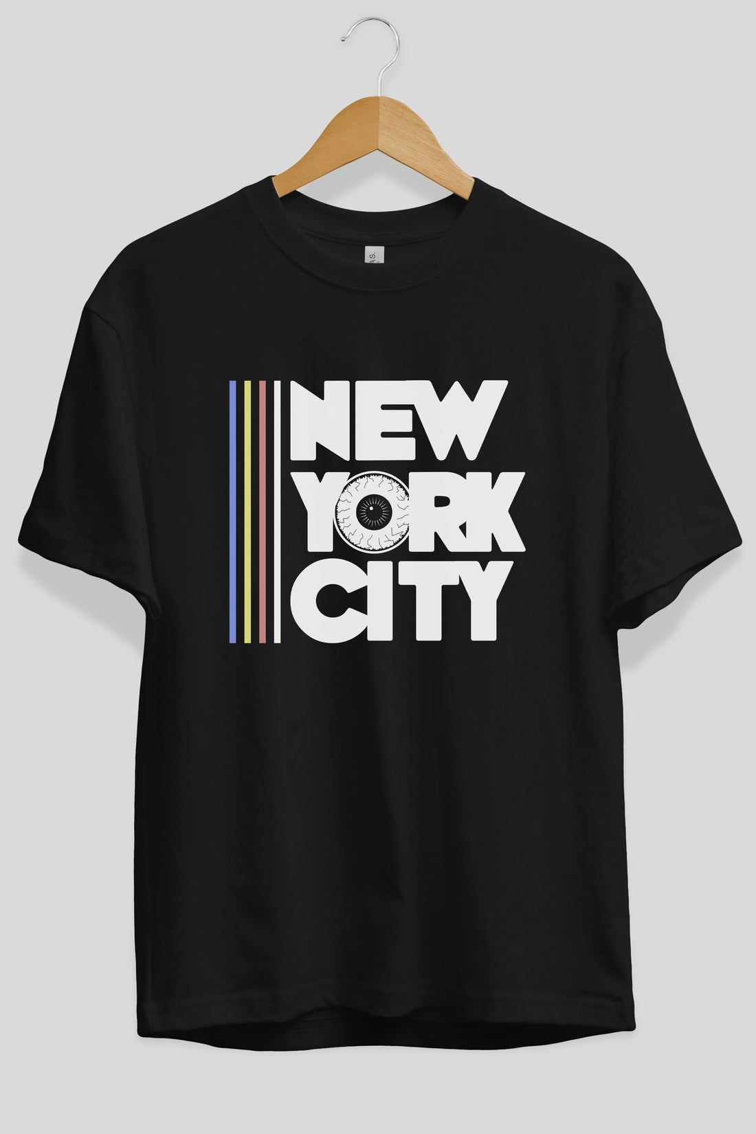 New York City Style Ön Baskılı Oversize t-shirt Erkek Kadın Unisex