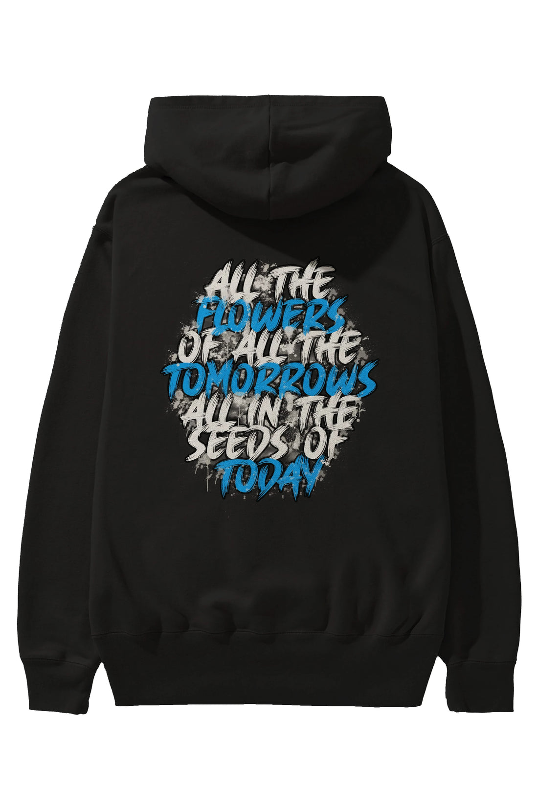 All The Flowers Of All The Tomorrows Arka Baskılı Hoodie Oversize Kapüşonlu Sweatshirt Erkek Kadın Unisex