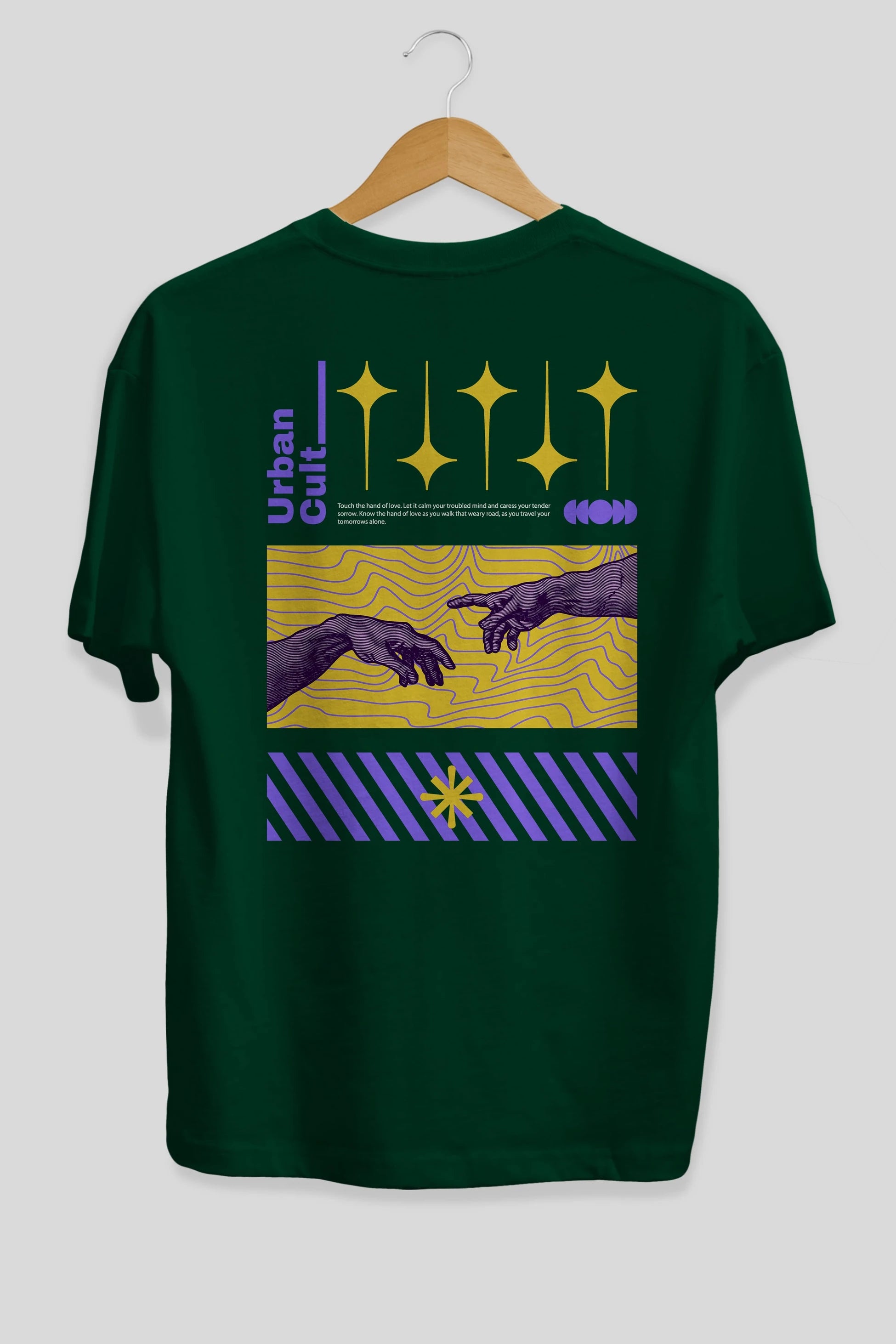 Urban Cult Arka Baskılı Oversize t-shirt Erkek Kadın Unisex