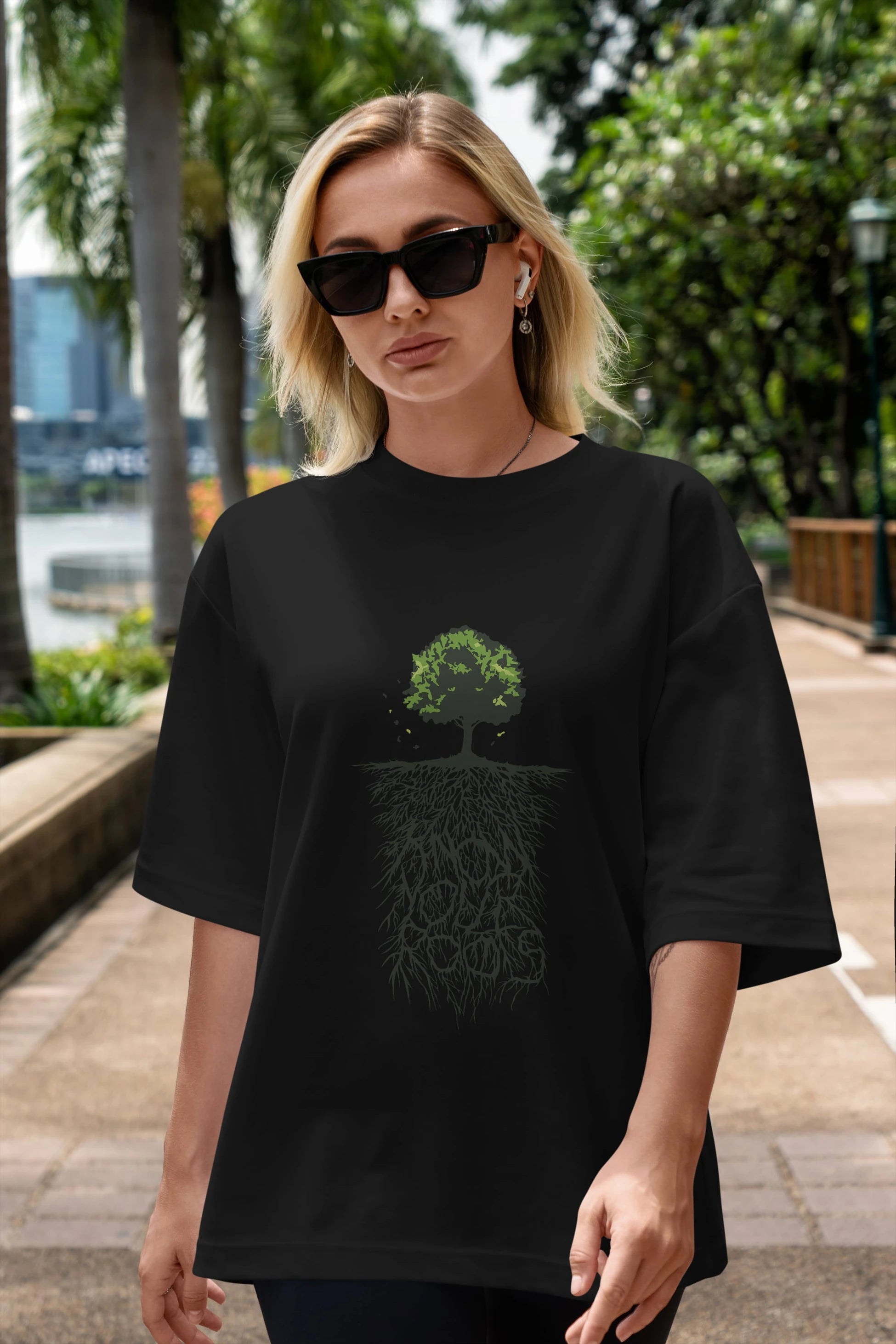 Know Your Roots Ön Baskılı Oversize t-shirt %100 pamuk Erkek Kadın Unisex