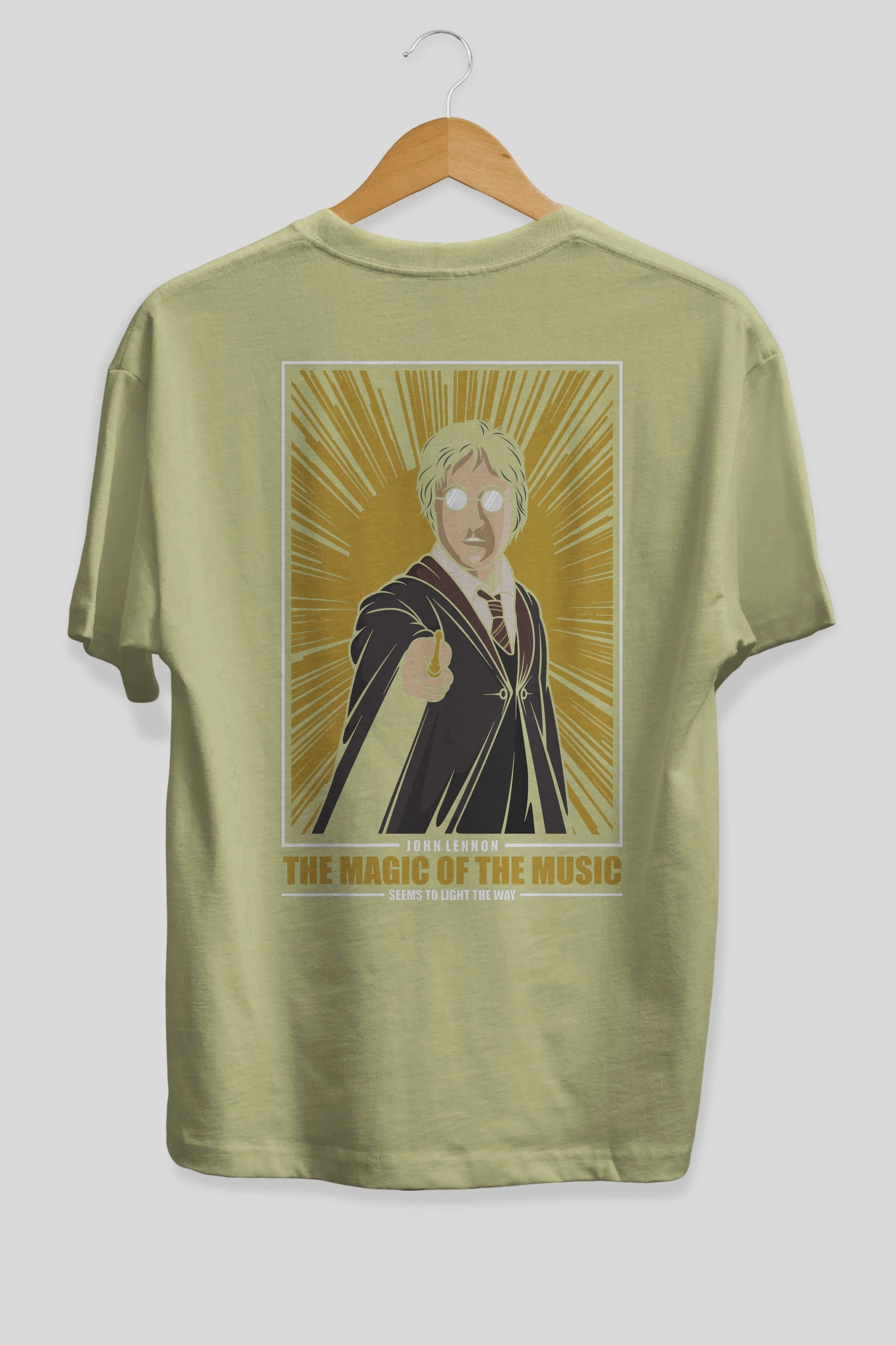 John Potter Arka Baskılı Oversize t-shirt Erkek Kadın Unisex %100 Pamuk tişort