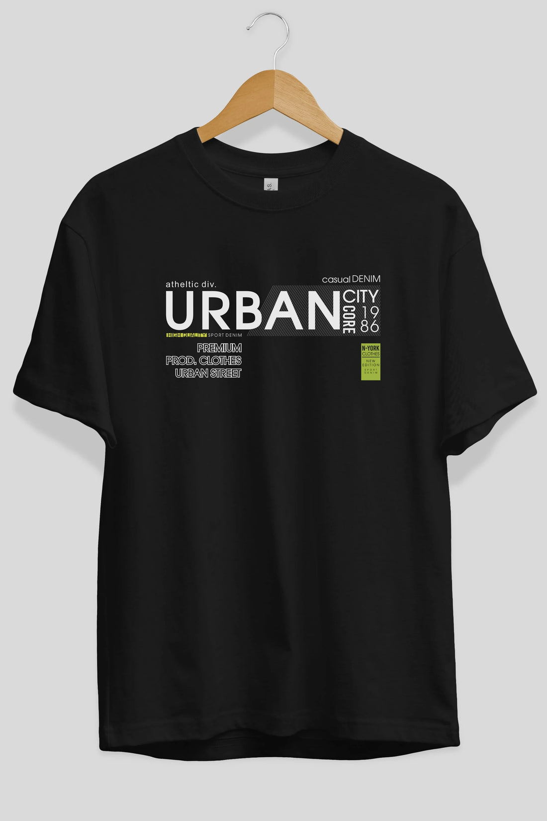 Urban Ön Baskılı Oversize t-shirt Erkek Kadın Unisex