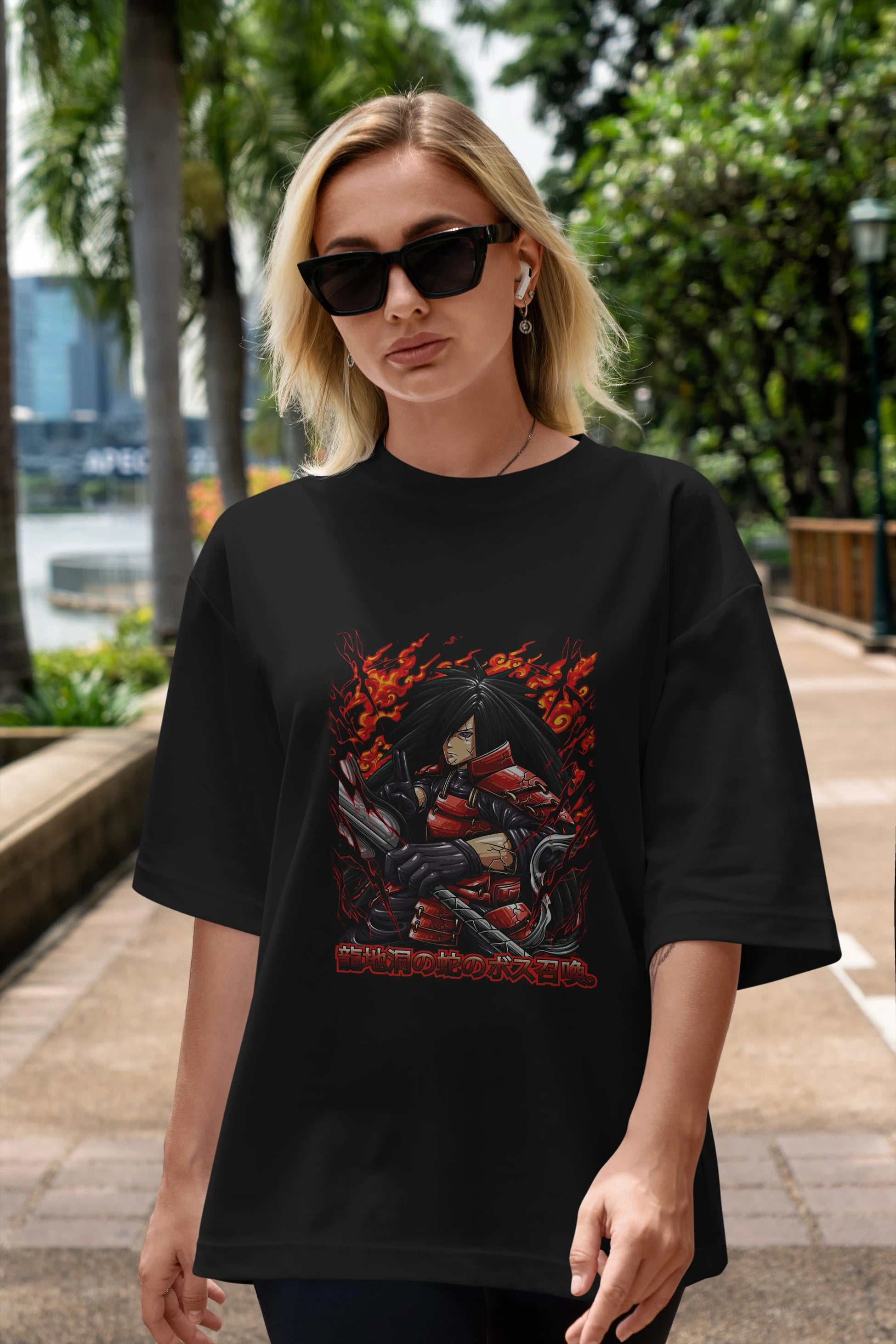 NARUTO (12) Anime Ön Baskılı Oversize t-shirt %100 pamuk Erkek Kadın Unisex