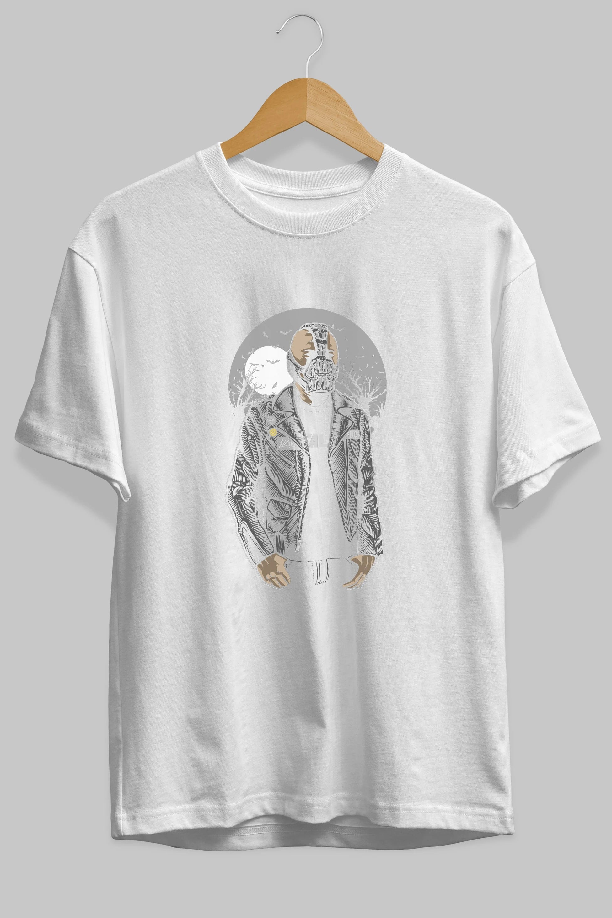 Bane Ön Baskılı Oversize t-shirt Erkek Kadın Unisex %100 Pamuk tişort