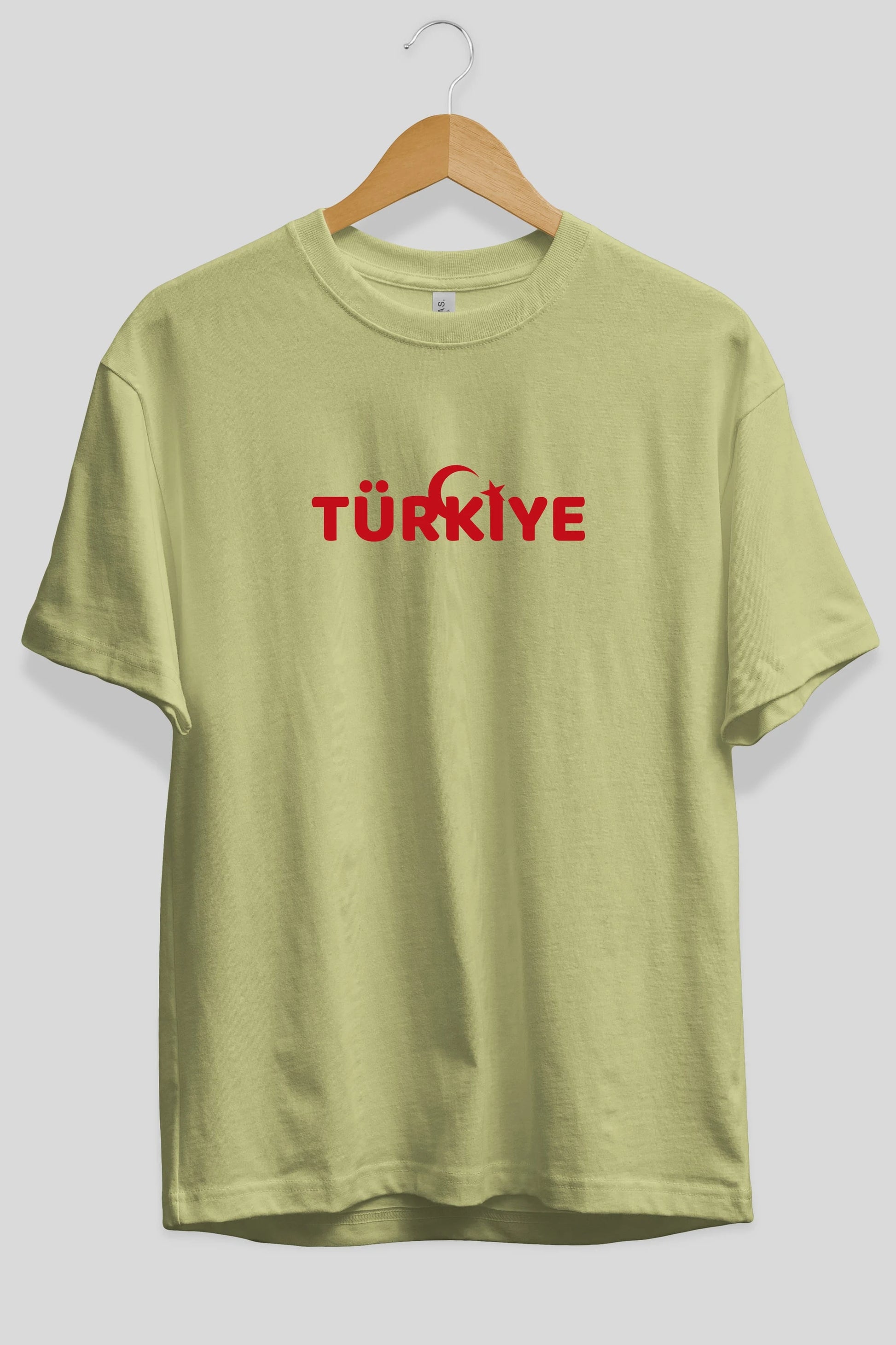 Türkiye Ön Baskılı Oversize t-shirt %100 pamuk Erkek Kadın Unisex