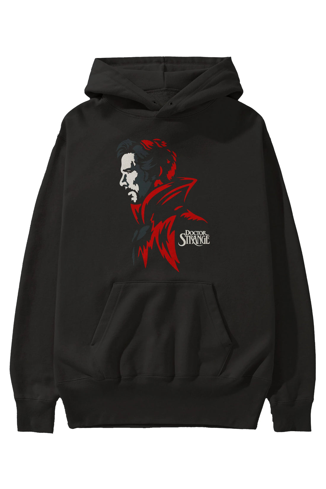 Doctor Strange (2) Ön Baskılı Hoodie Oversize Kapüşonlu Sweatshirt Erkek Kadın Unisex