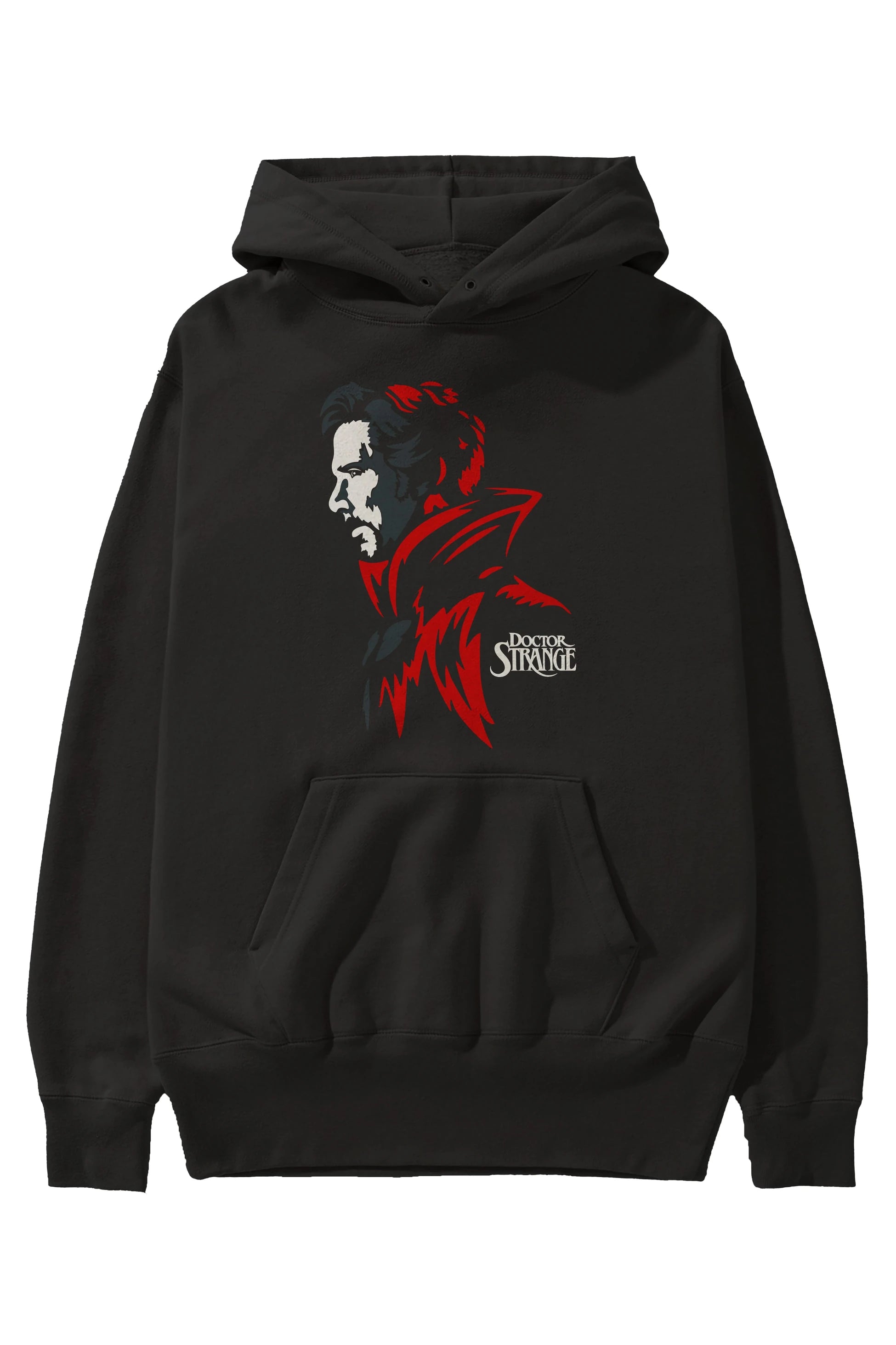 Doctor Strange (2) Ön Baskılı Hoodie Oversize Kapüşonlu Sweatshirt Erkek Kadın Unisex
