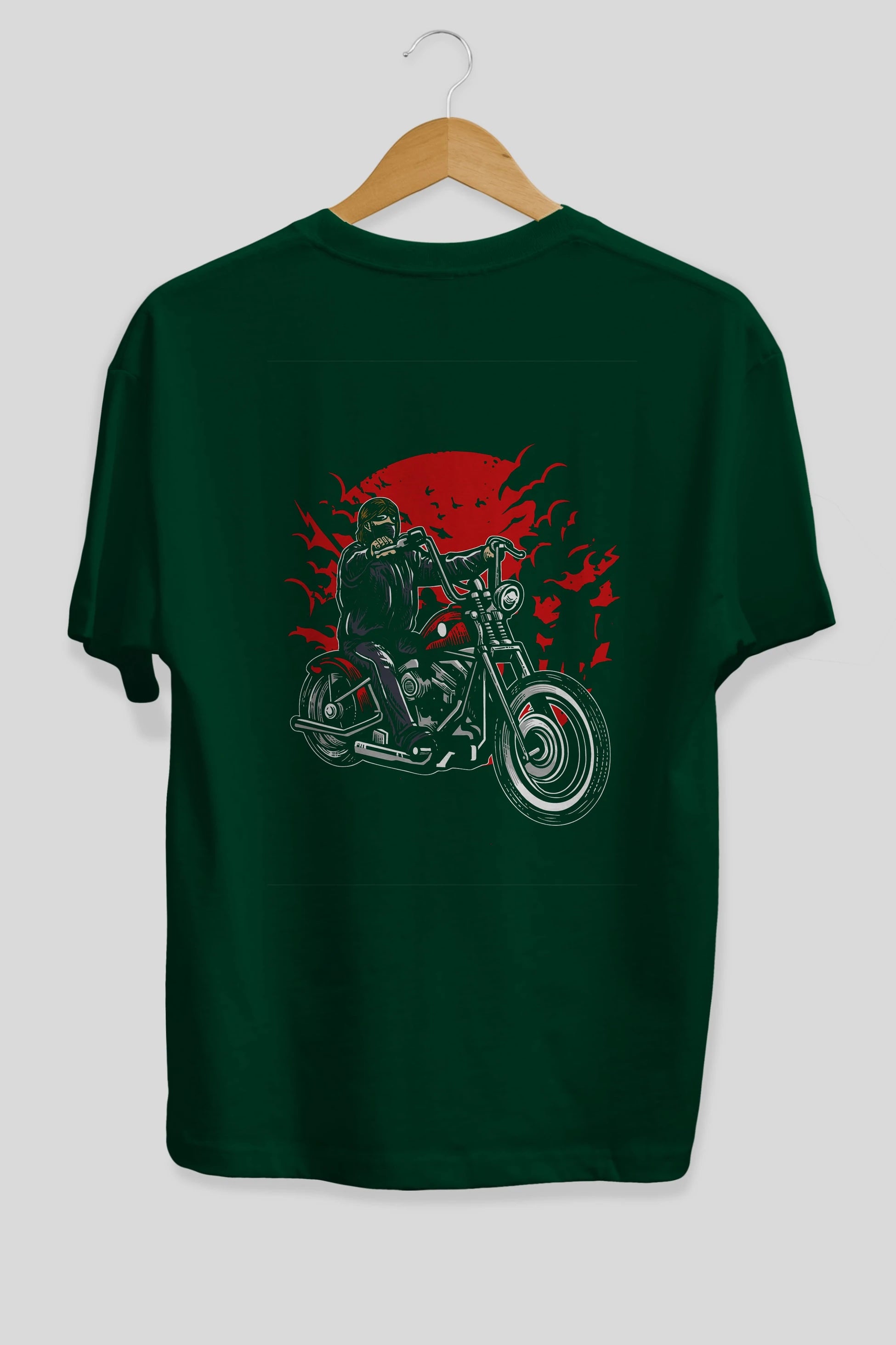 Zombie Slayer Arka Baskılı Oversize t-shirt Erkek Kadın Unisex %100 Pamuk