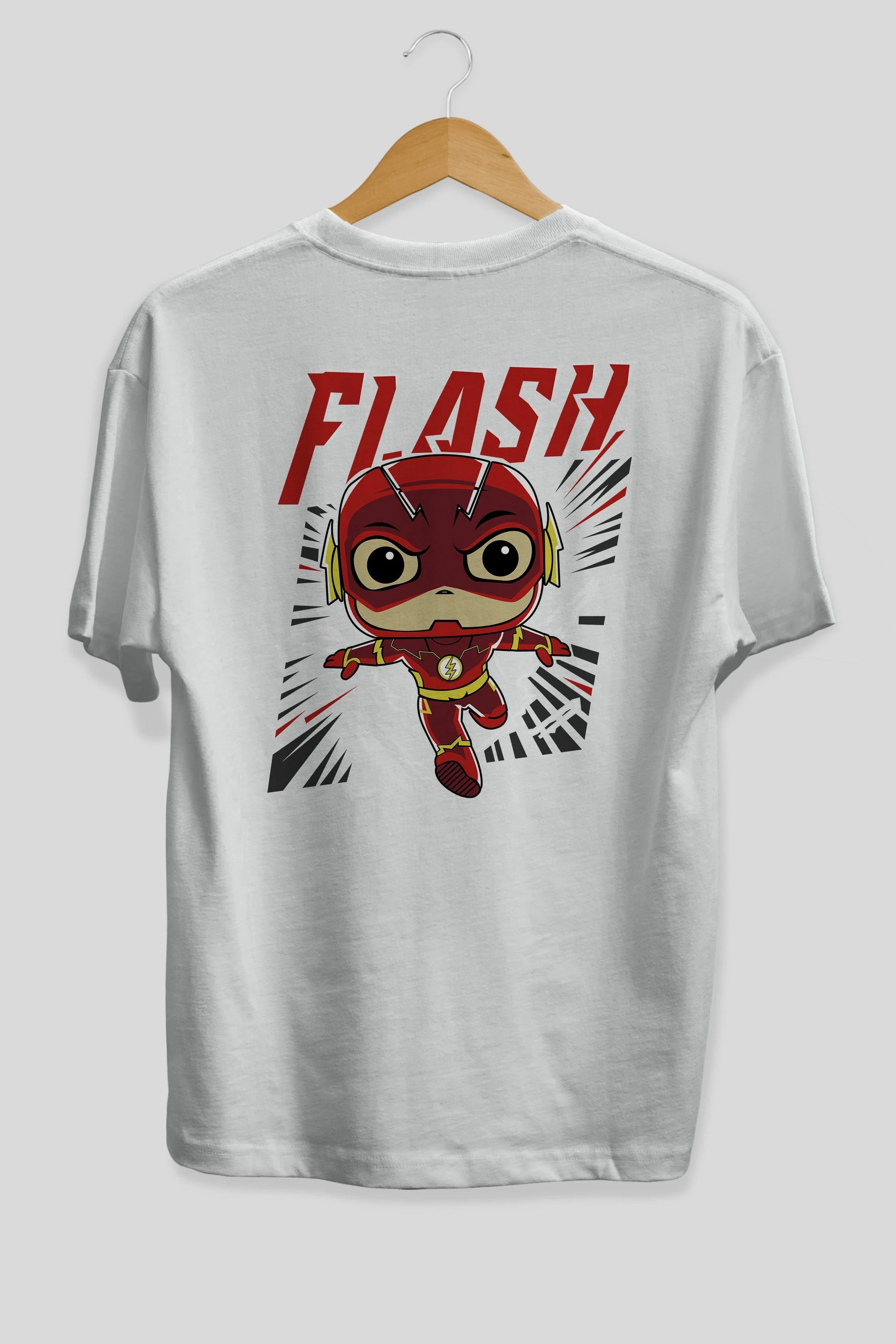Flash Avengers (4) Arka Baskılı Oversize t-shirt Erkek Kadın Unisex %100 Pamuk Bisiklet Yaka tişort