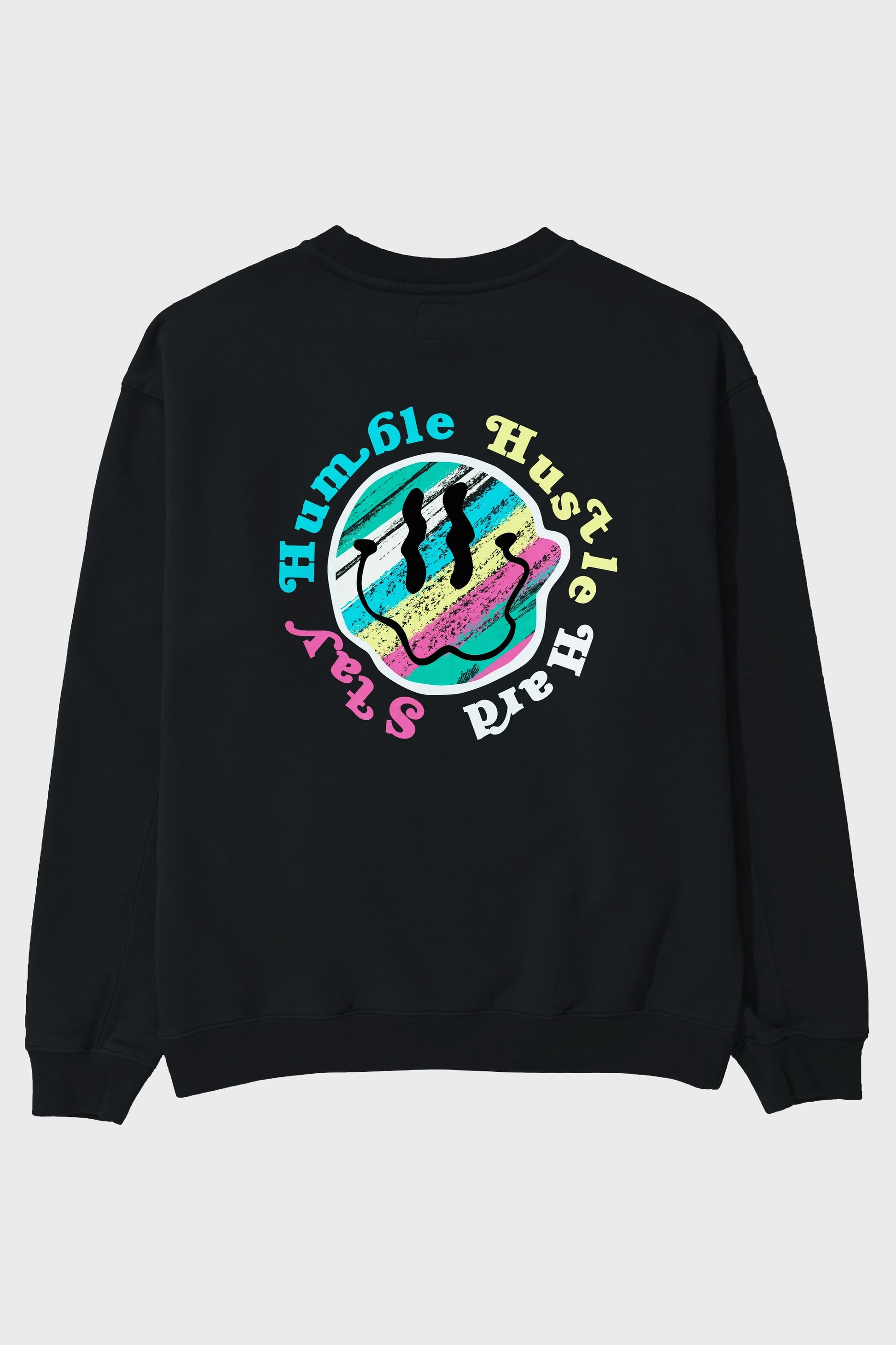 Stay Humble 2 Arka Baskılı Oversize Sweatshirt Erkek Kadın Unisex