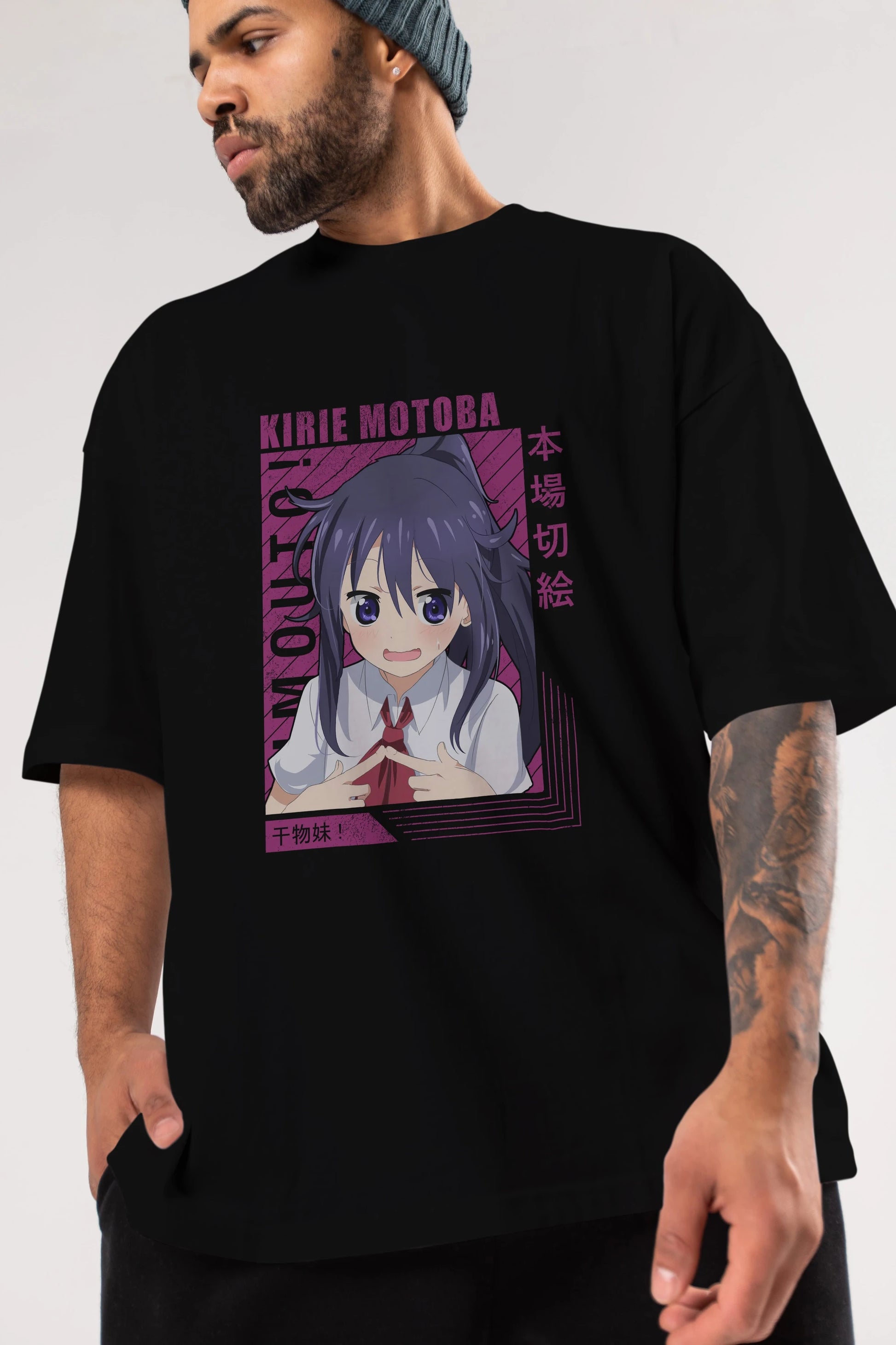 Kirie Motoba 4 Anime Ön Baskılı Oversize t-shirt %100 pamuk Erkek Kadın Unisex