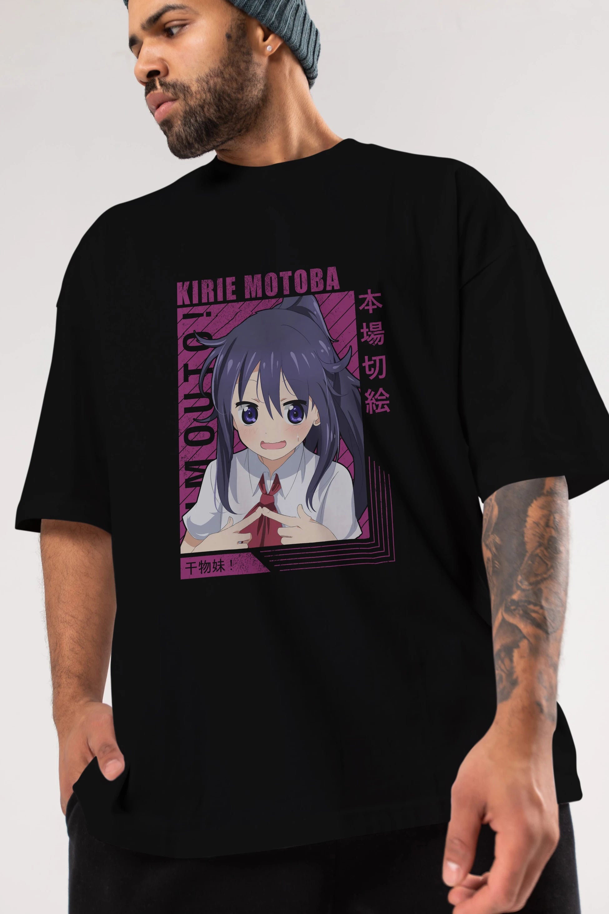 Kirie Motoba 4 Anime Ön Baskılı Oversize t-shirt %100 pamuk Erkek Kadın Unisex