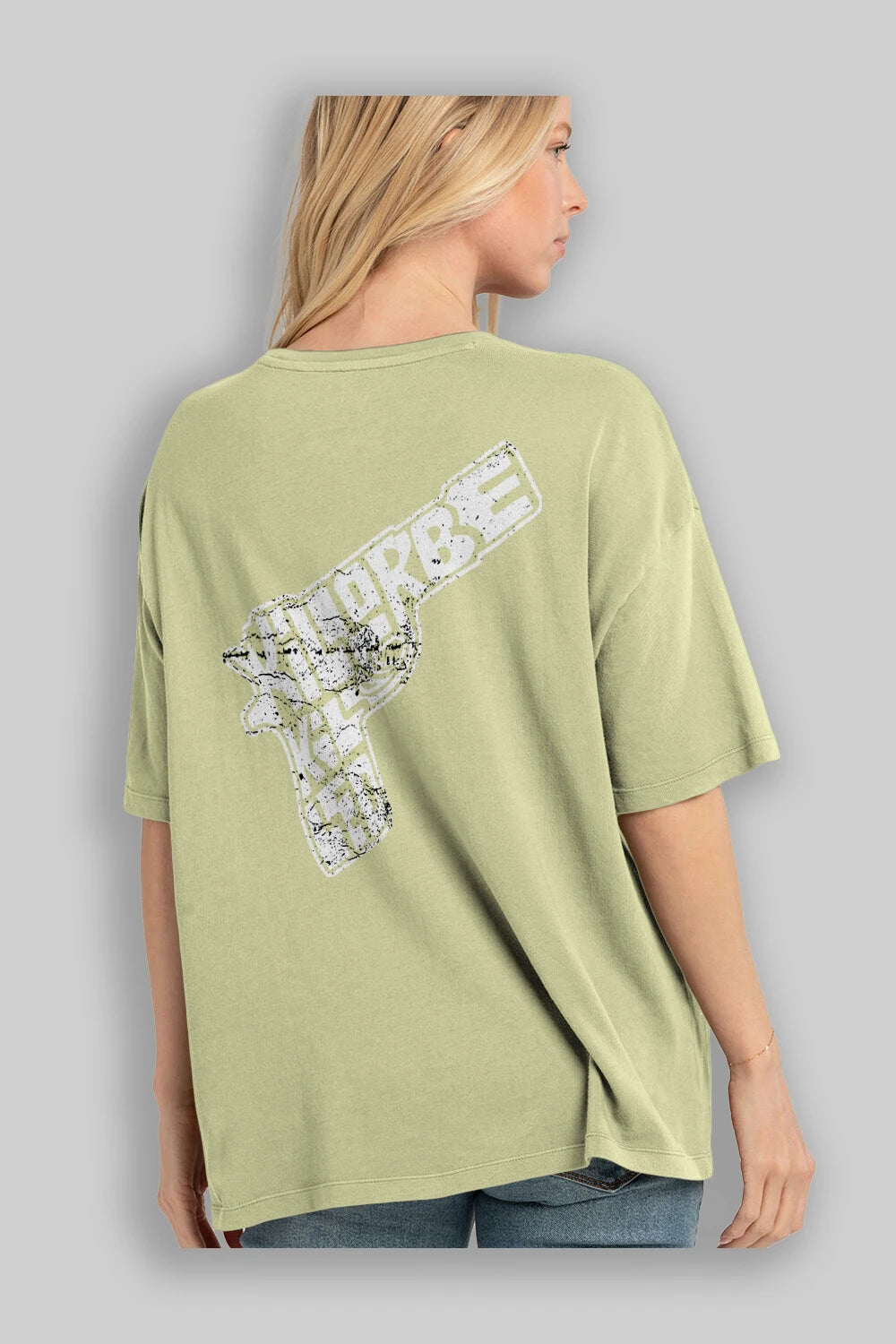 Kill Or Be Killed Arka Baskılı Oversize t-shirt %100 pamuk Erkek Kadın Unisex