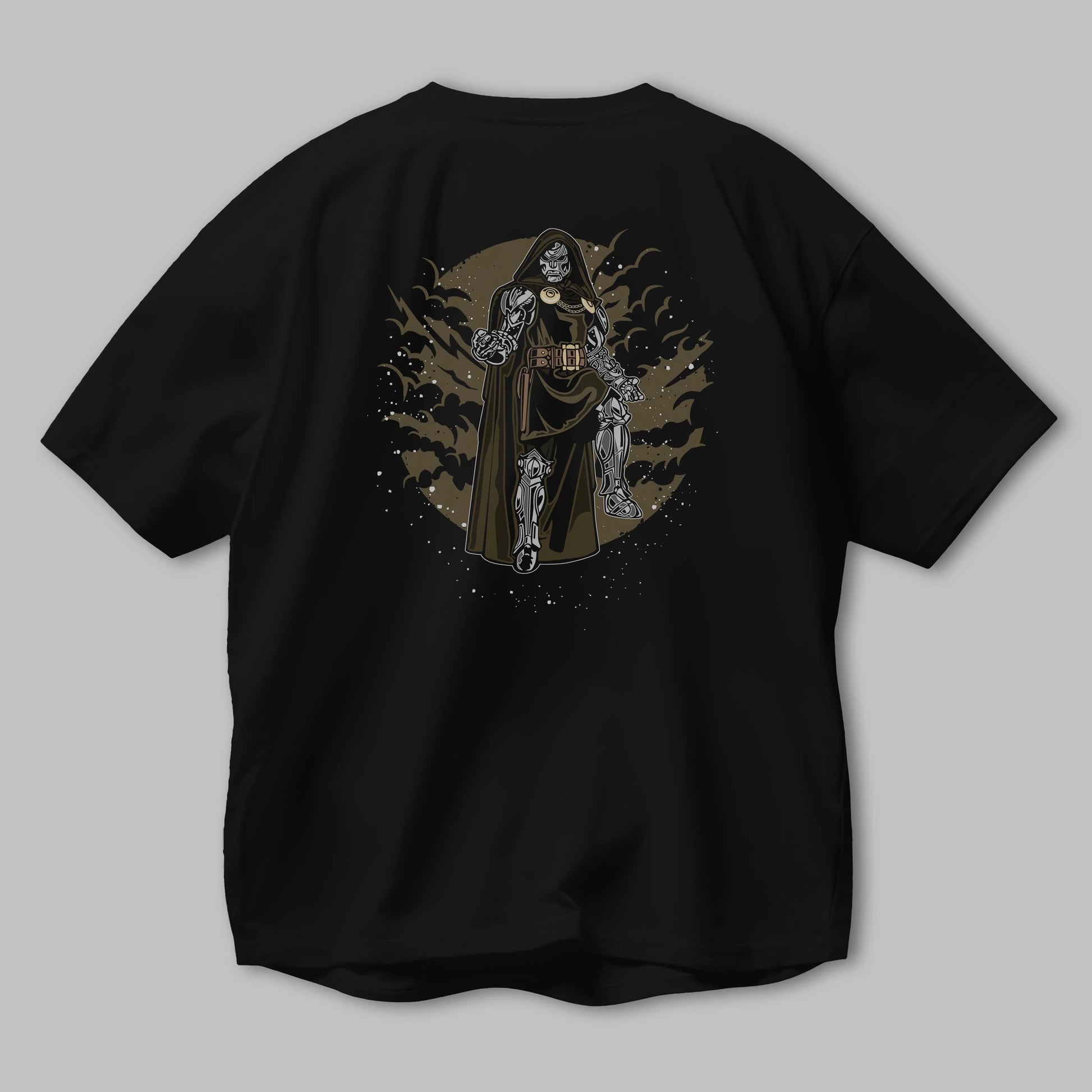 DOCTER DOOM Arka Baskılı Oversize t-shirt Erkek Kadın Unisex %100 Pamuk