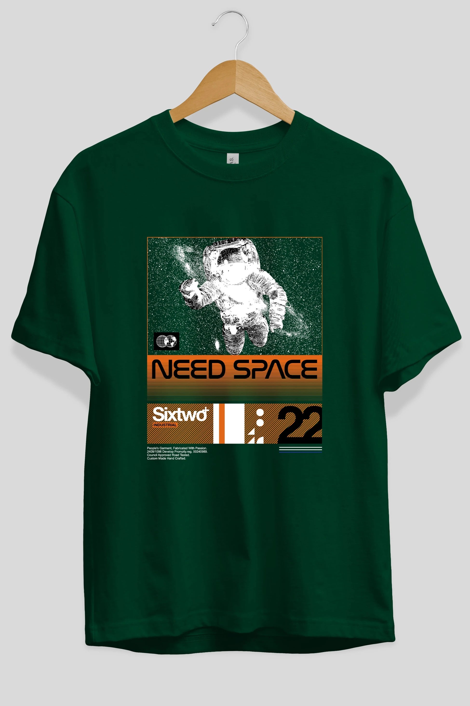 Need Space Ön Baskılı Oversize t-shirt Erkek Kadın Unisex