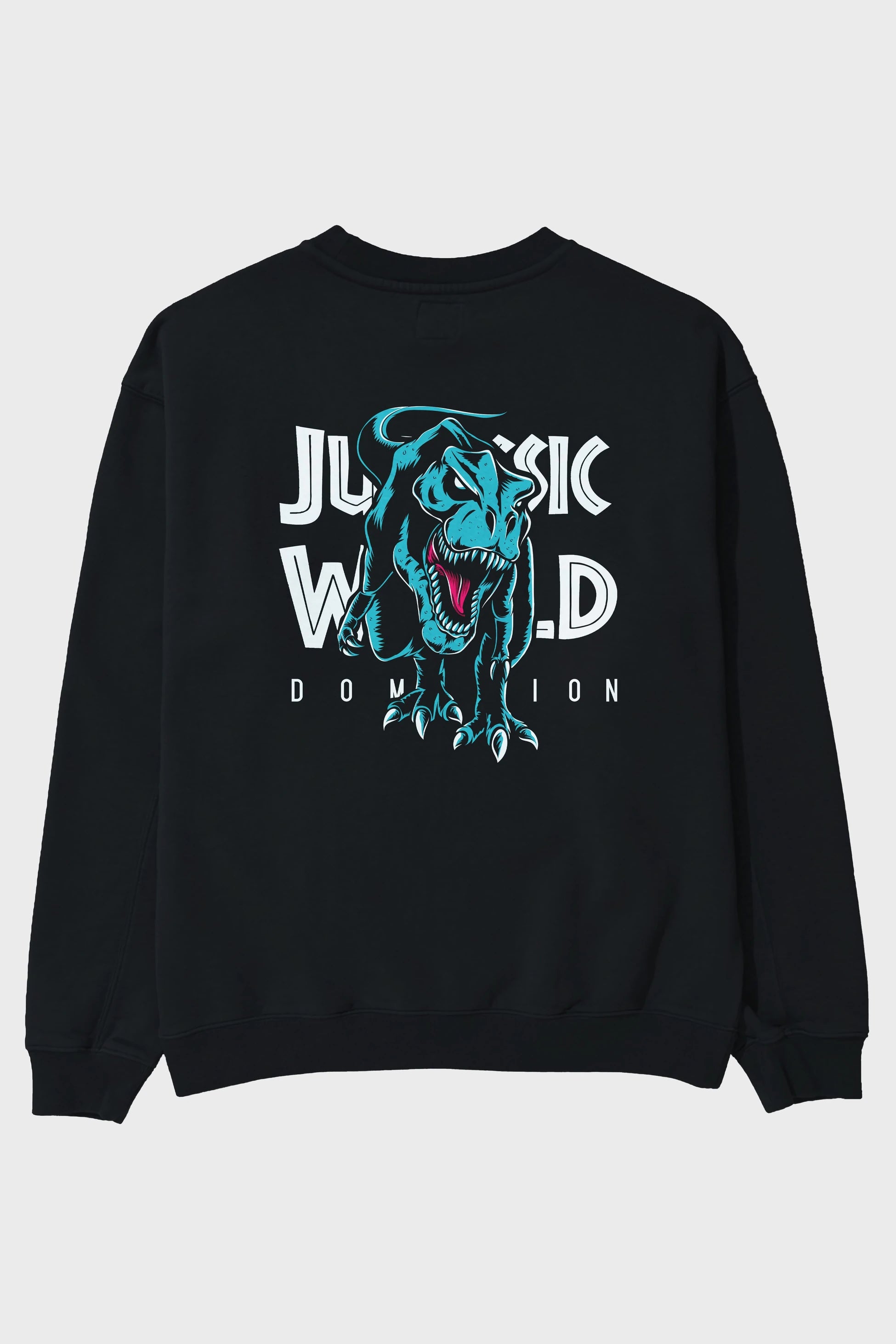 Jurassic Park (1) Arka Baskılı Oversize Sweatshirt Erkek Kadın Unisex