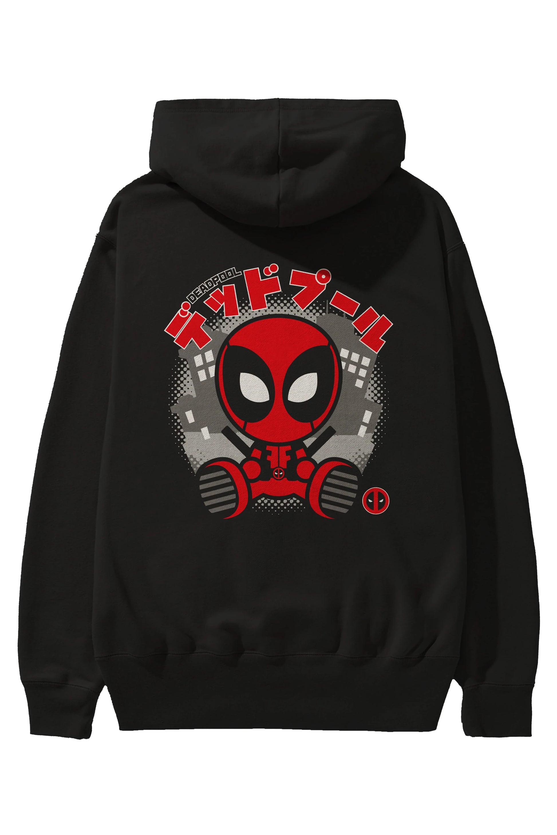 Deadpool (15) Arka Baskılı Hoodie Oversize Kapüşonlu Sweatshirt Erkek Kadın Unisex