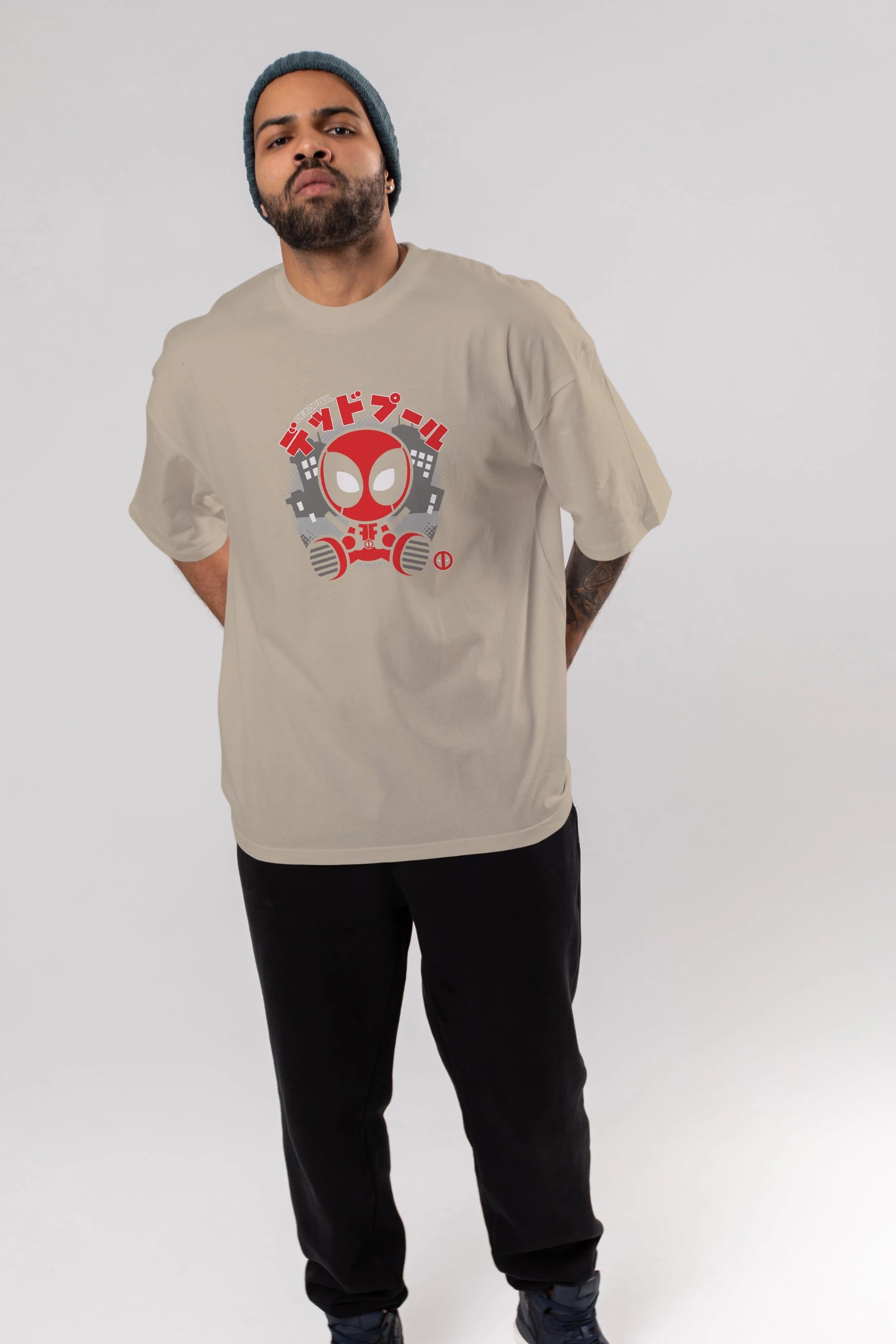 Deadpool (15) Ön Baskılı Oversize t-shirt Erkek Kadın Unisex %100 Pamuk Bisiklet Yaka tişort