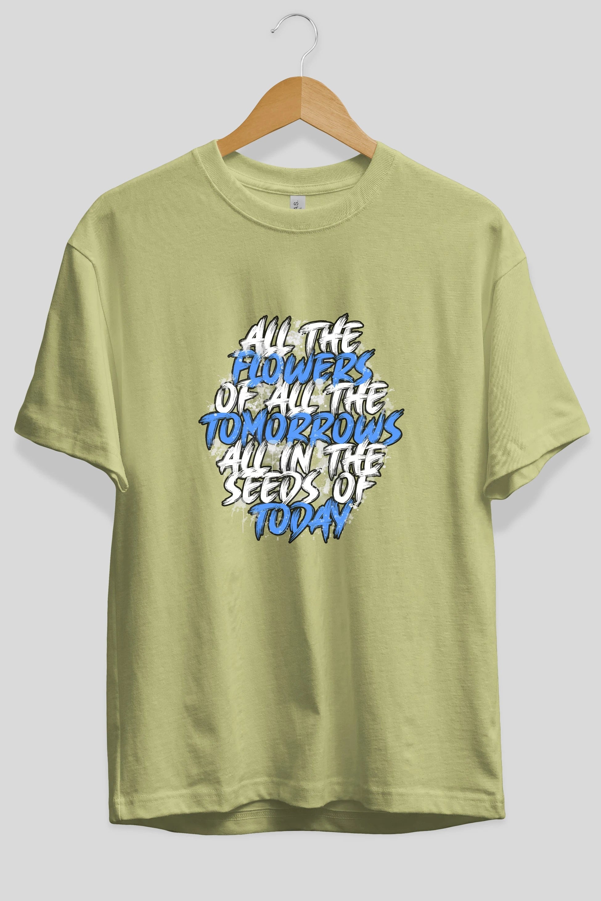All The Flowers Of All The Tomorrows Ön Baskılı Oversize t-shirt Erkek Kadın Unisex